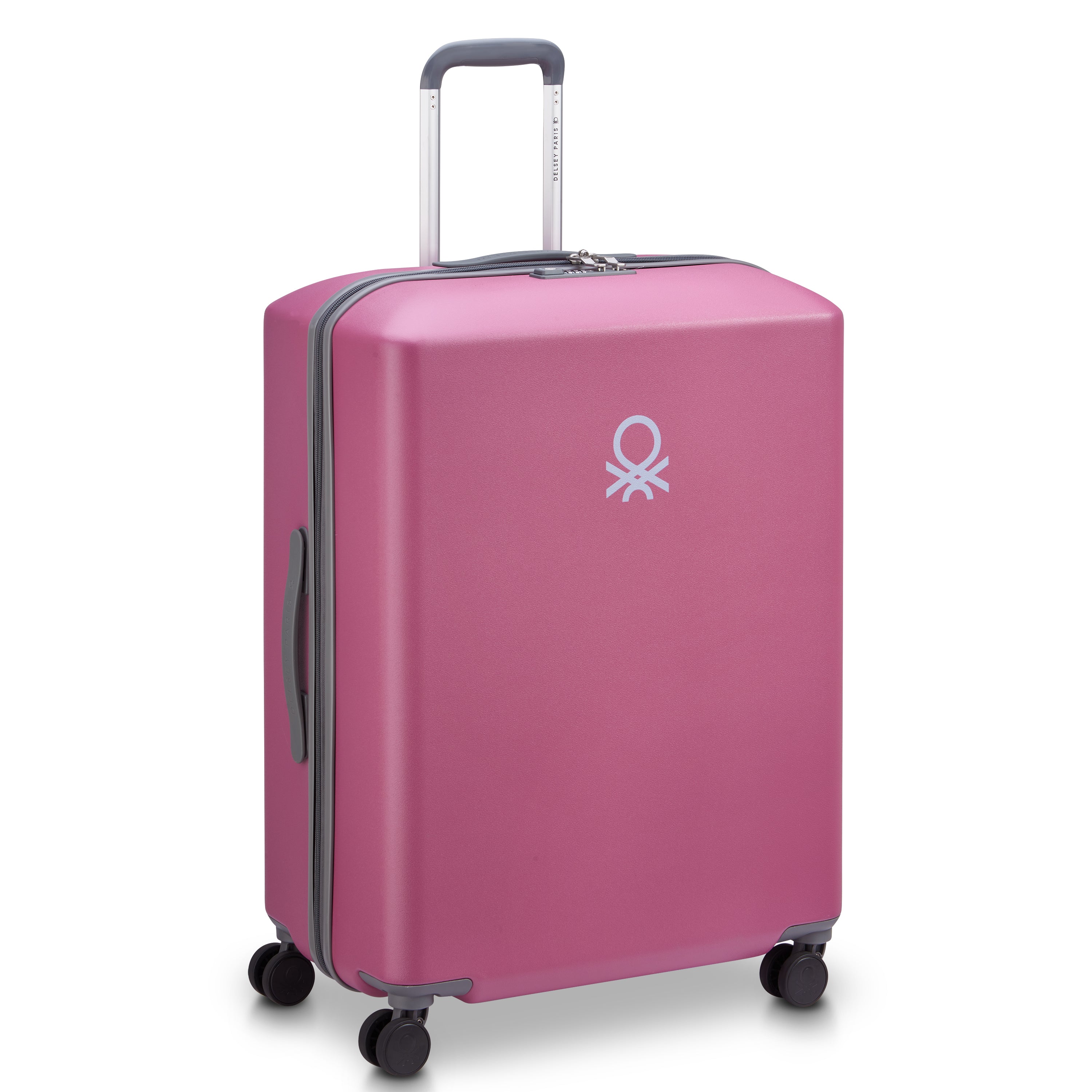 UCB Hardside 4 Double Wheel Non-Expandable Luggage Trolley