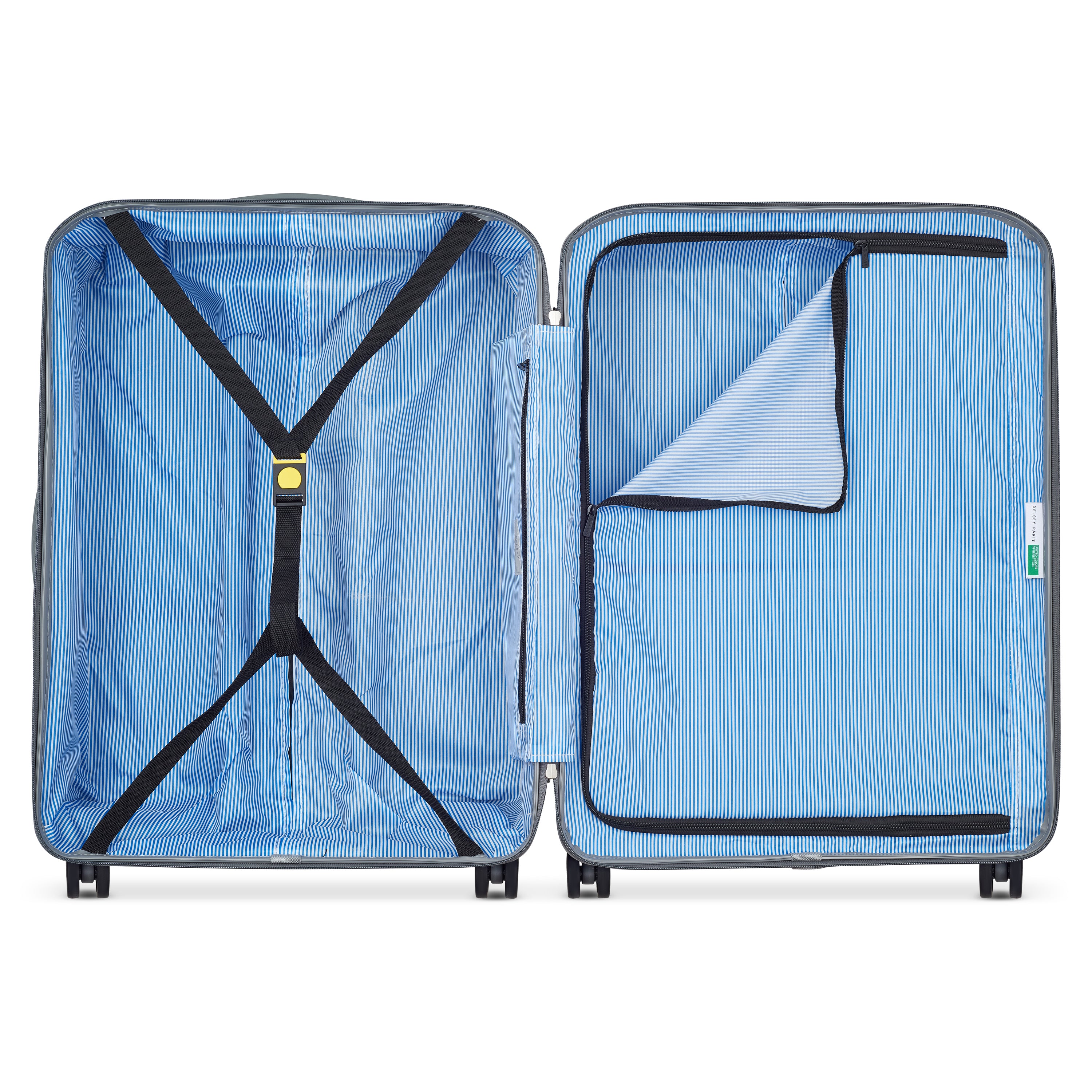 UCB Hardside 4 Double Wheel Non-Expandable Luggage Trolley
