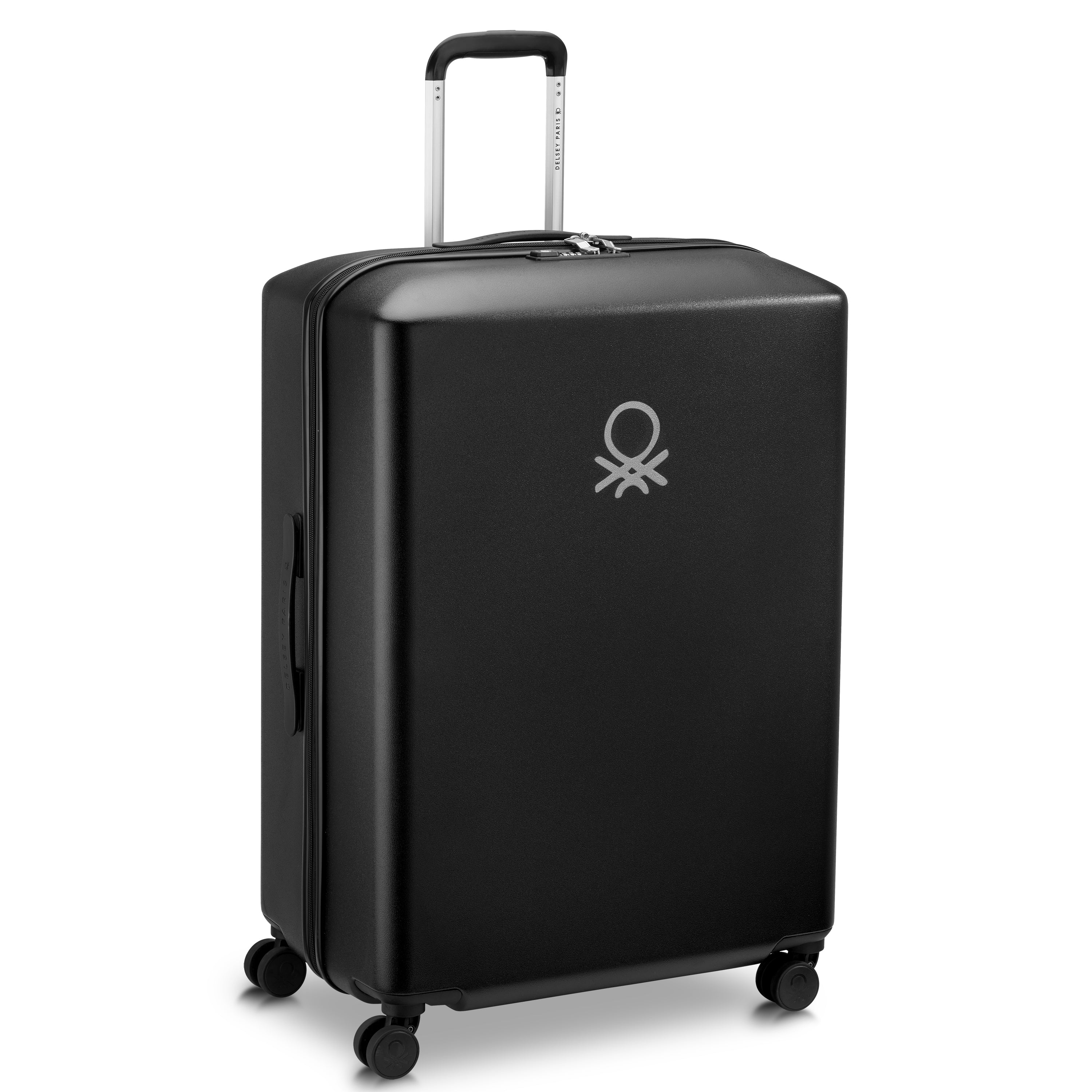 UCB Hardside 4 Double Wheel Non-Expandable Luggage Trolley