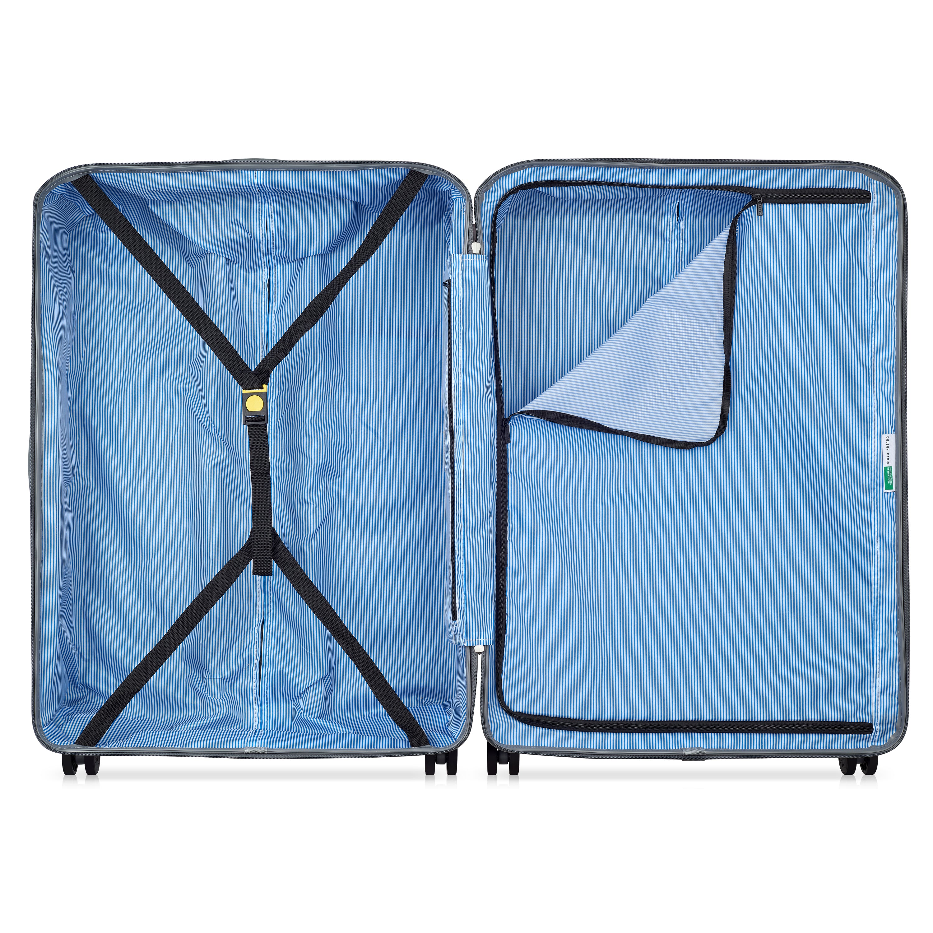 UCB Hardside 4 Double Wheel Non-Expandable Luggage Trolley