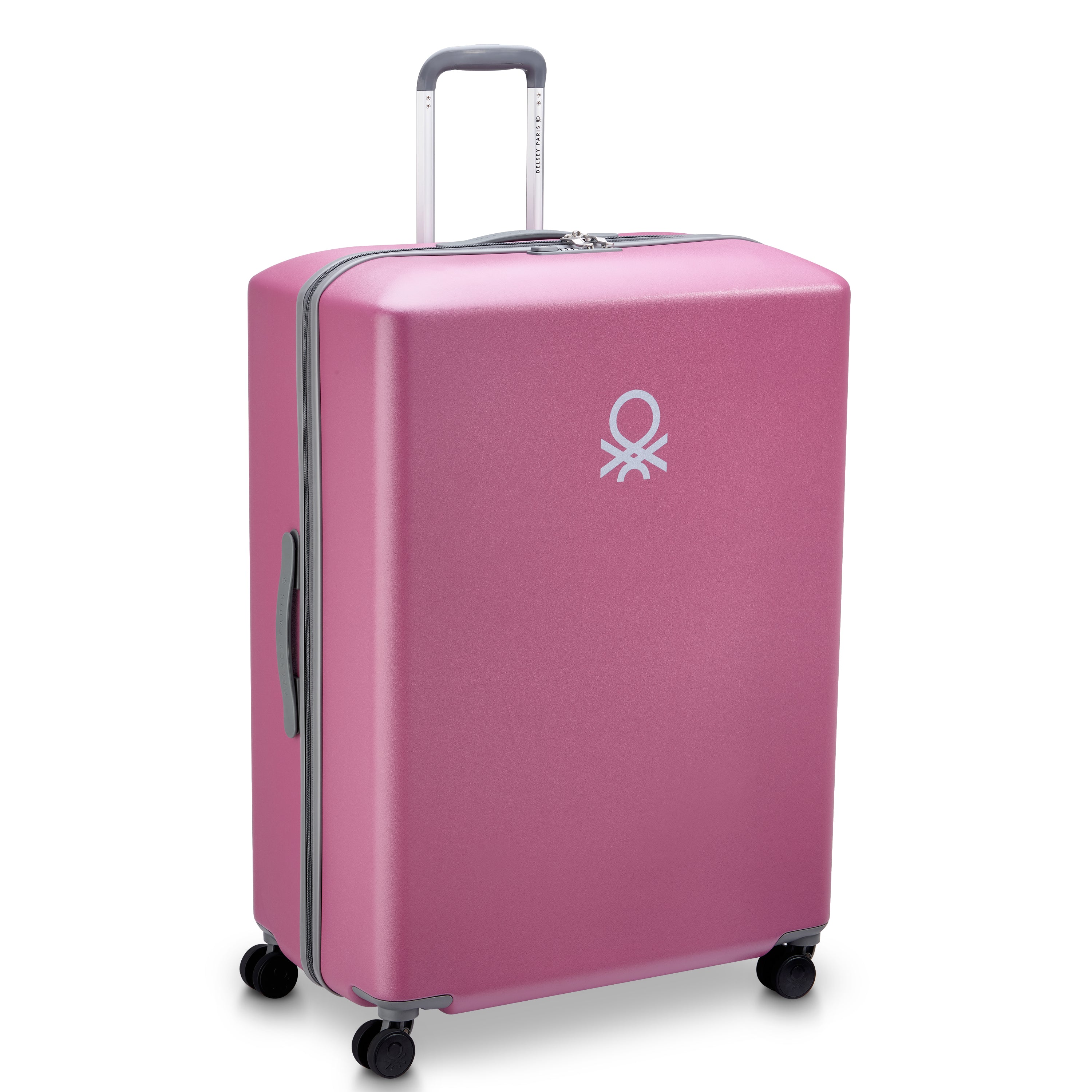 UCB Hardside 4 Double Wheel Non-Expandable Luggage Trolley