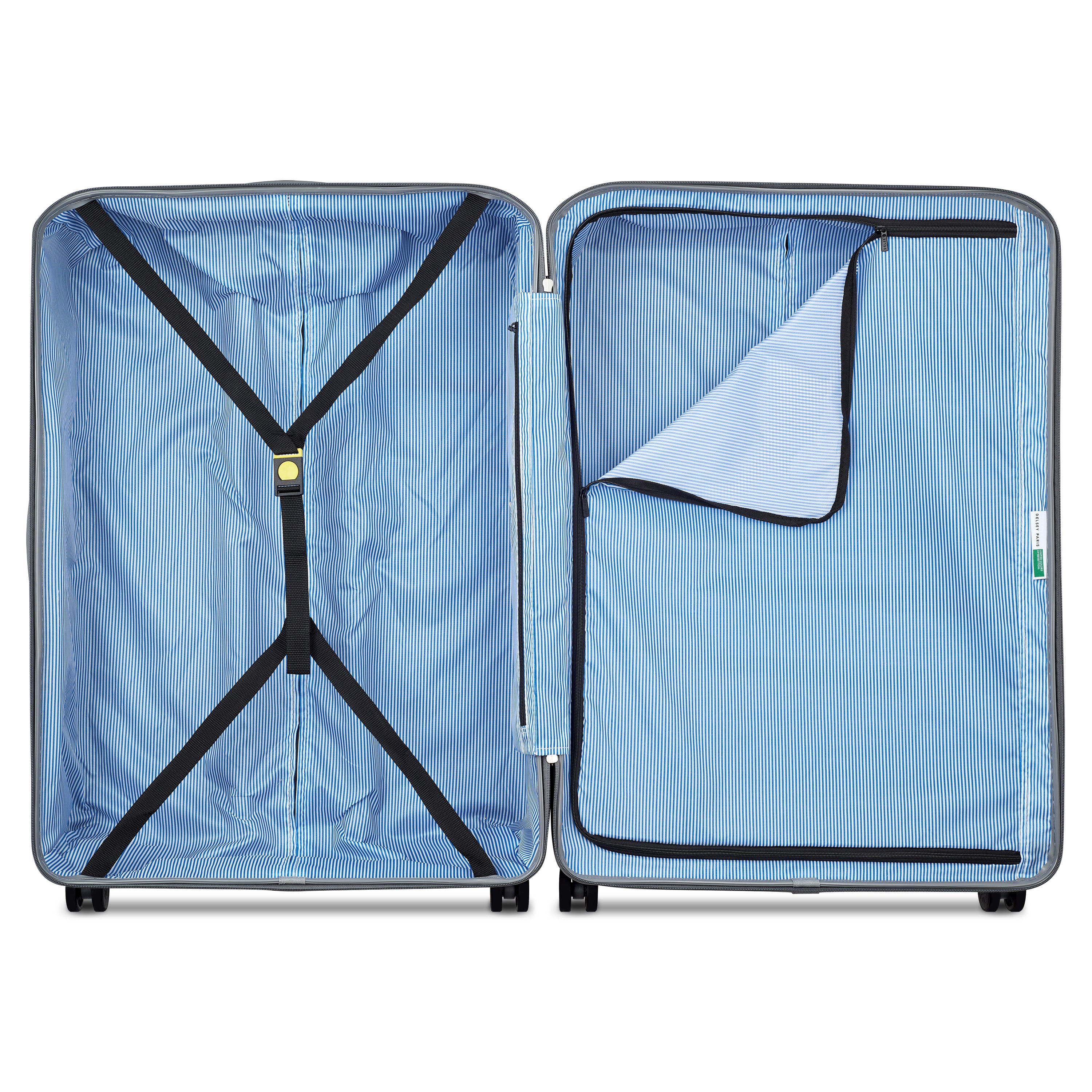 UCB Hardside 4 Double Wheel Non-Expandable Luggage Trolley