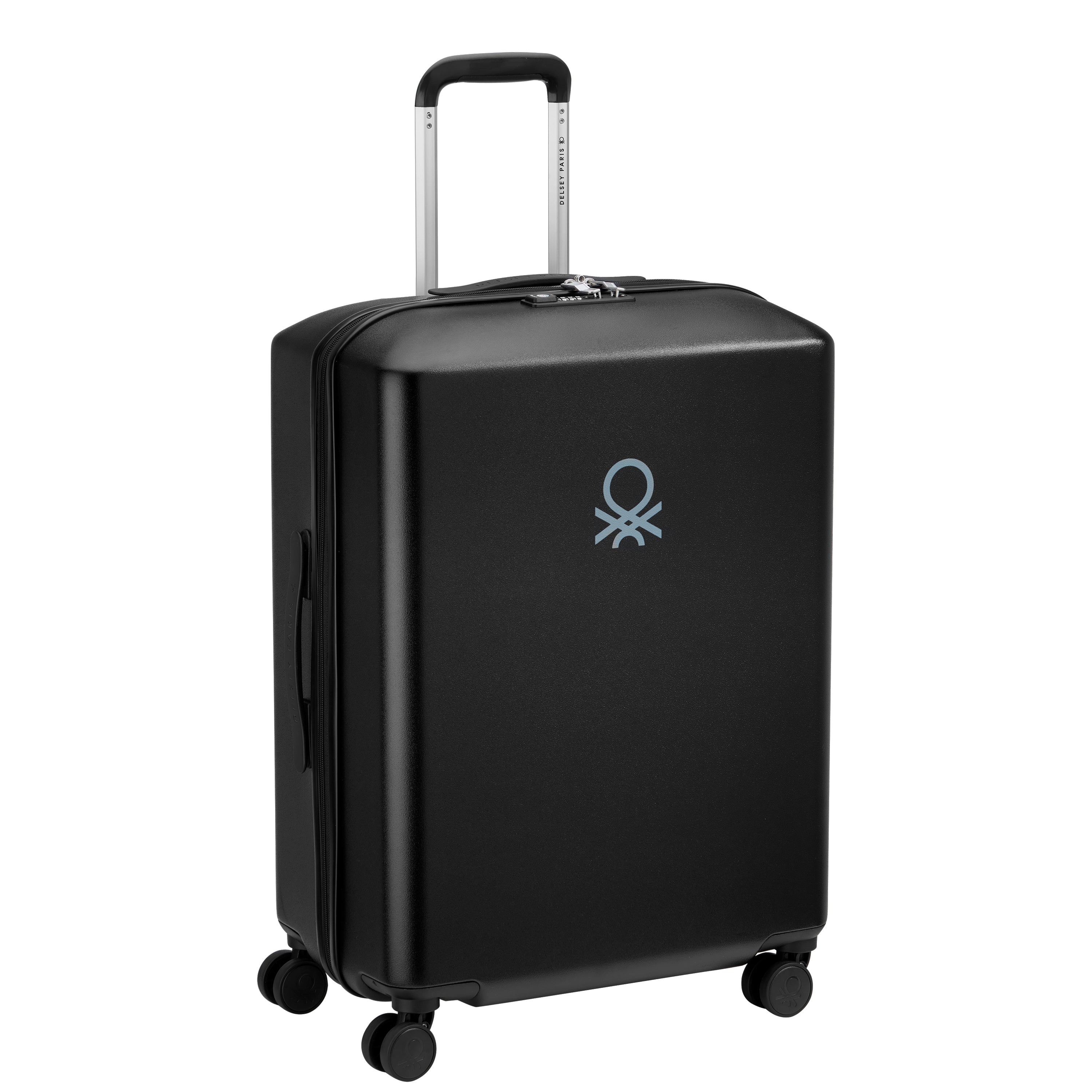 UCB Hardside 4 Double Wheel Non-Expandable Luggage Trolley
