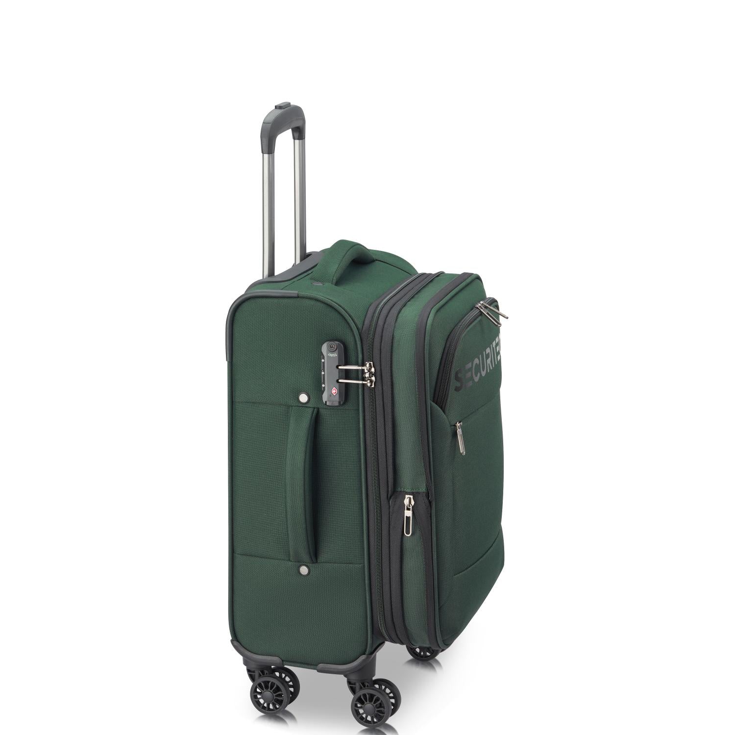 Delsey Paris Securitech Vanguard 3 Piece Set Expandable Luggage Trolley 55+70+82Cm