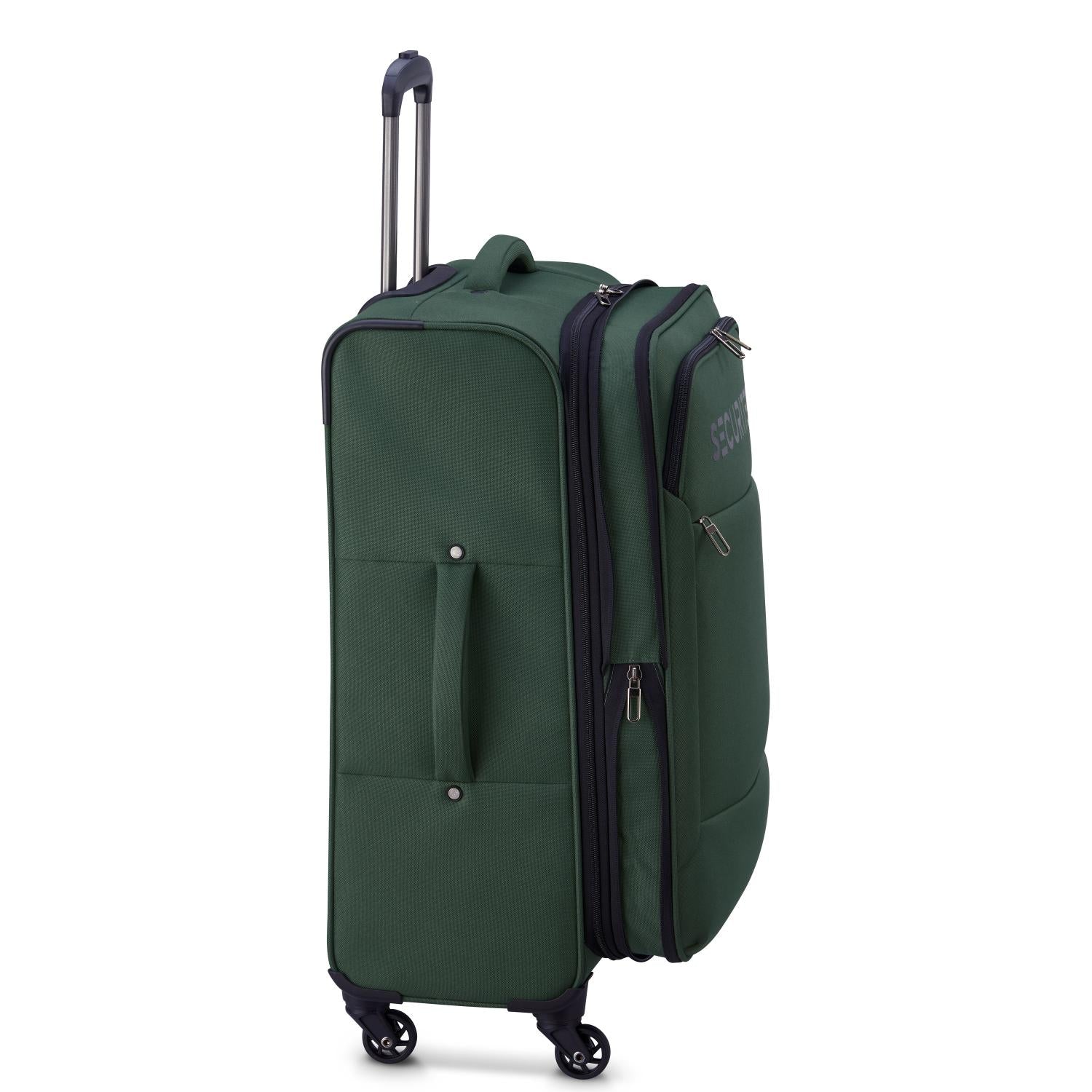 Delsey Paris Securitech Vanguard 3 Piece Set Expandable Luggage Trolley 55+70+82Cm