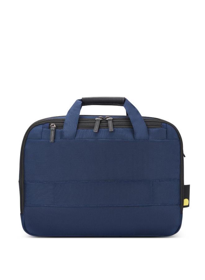Delsey Paris Wagram 2 Comparment Satchel Briefcase 15.6 Inch Navy Blue - 00119916102