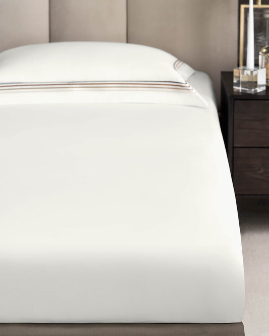 Togas Linari, Sigman, Tavit fitted sheet in White
