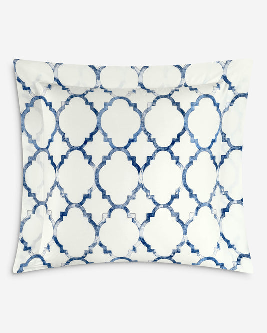 Togas Arlanch Pillowcase in White Blue