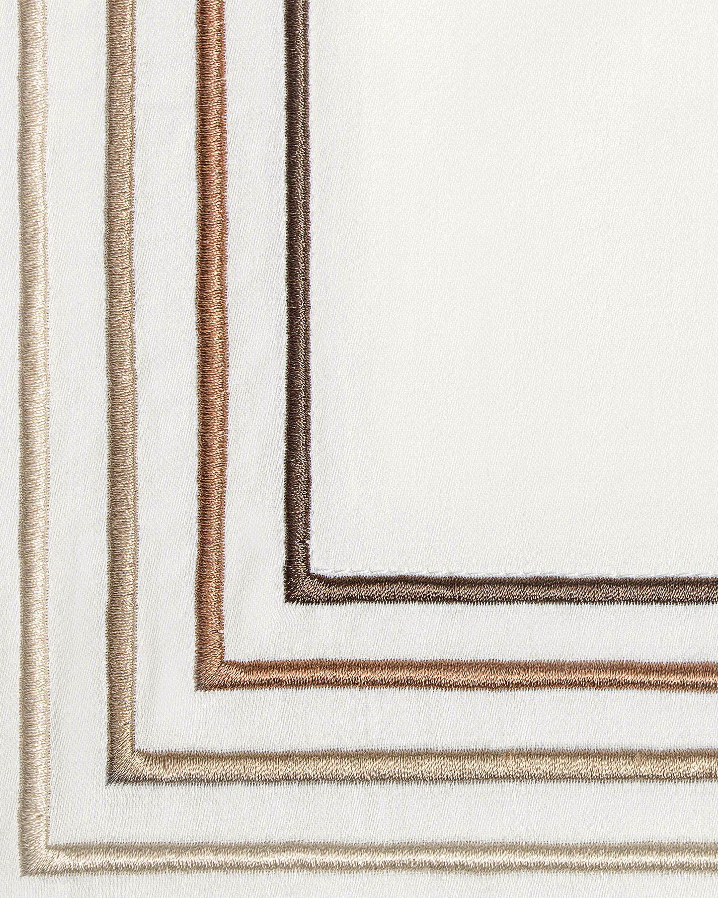 Togas Linari pillowcase in White Brown