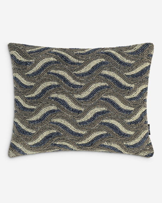 Togas Battu Decorative Pillow in Blue