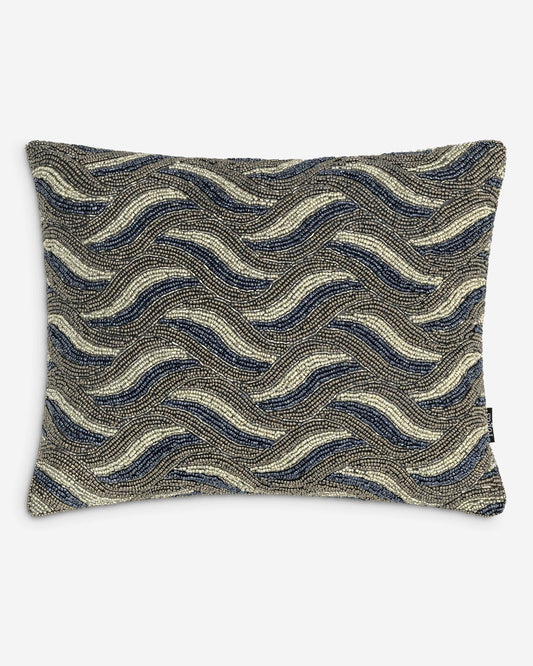 Togas Battu Decorative Pillow in Blue