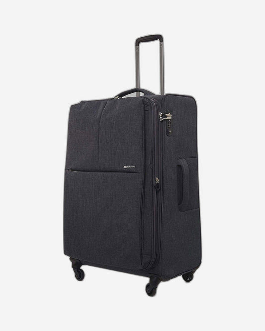Echolac Gemini 20" 4 Double Wheel Cabin Luggage Trolley Dark Grey - CT807 Dark Grey 20