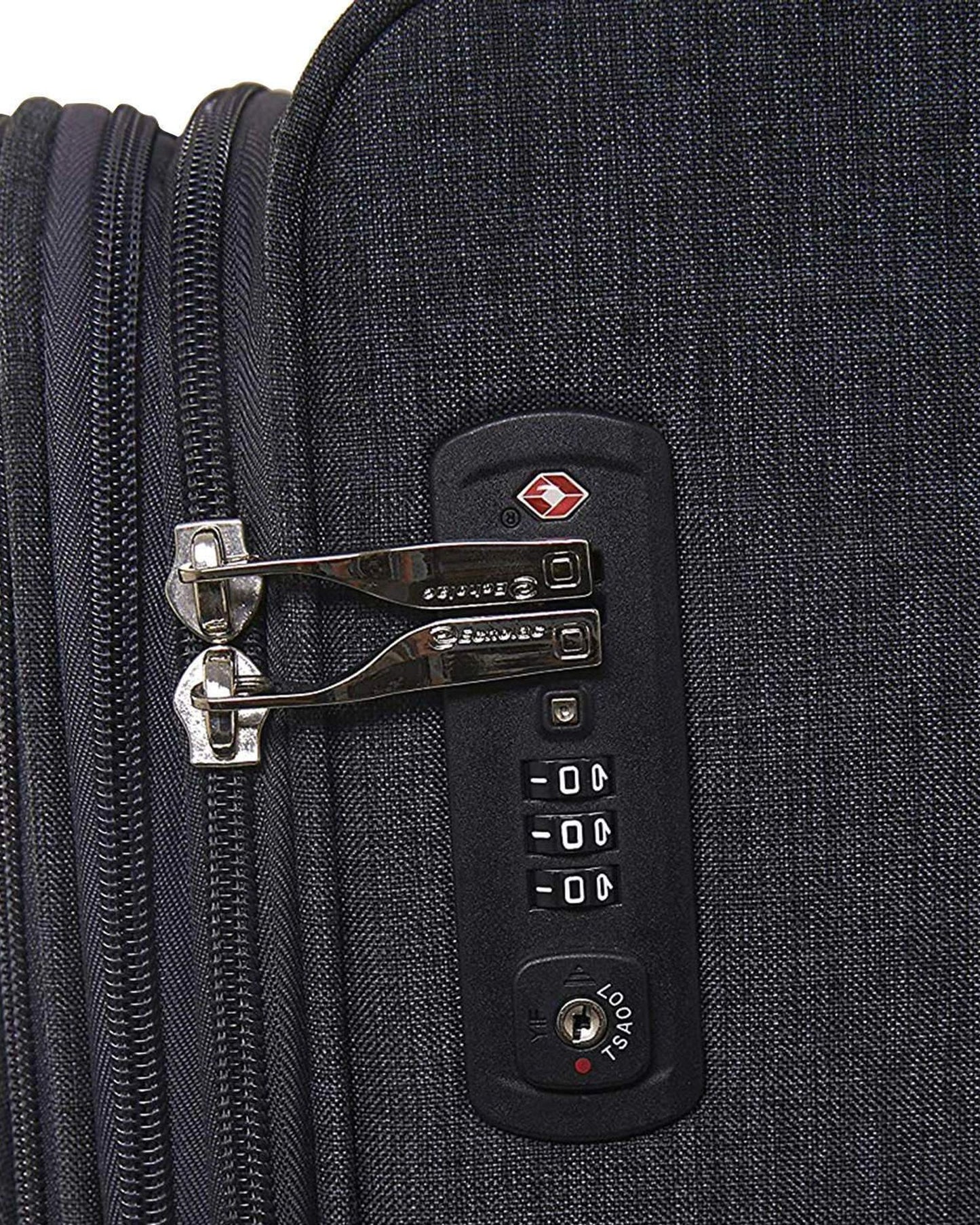 Echolac Gemini 20" 4 Double Wheel Cabin Luggage Trolley Dark Grey - CT807 Dark Grey 20