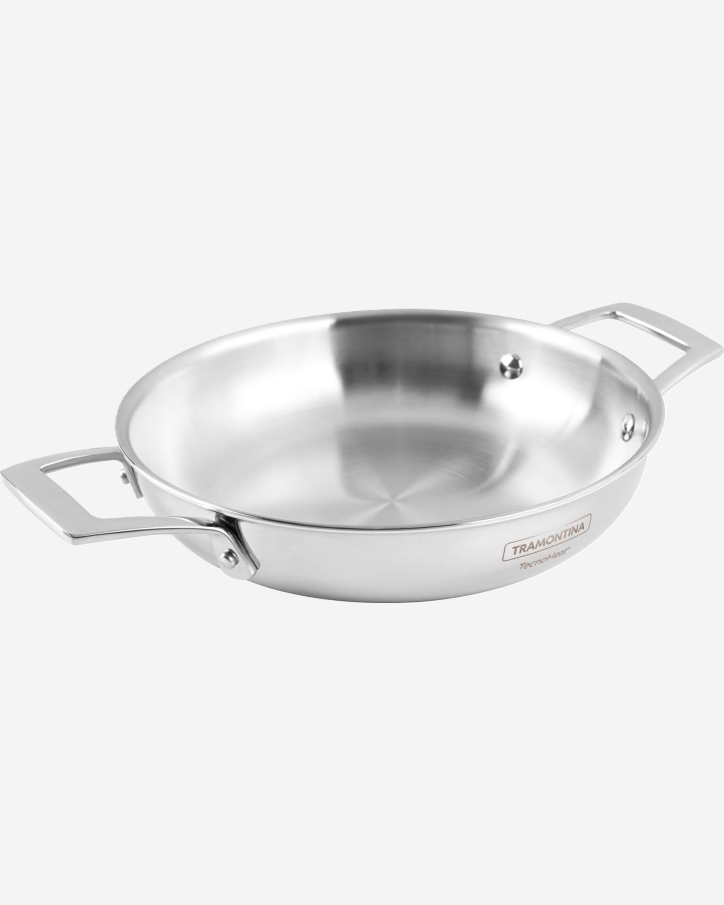 Tramontina Grano Tri-Ply Stainless Steel 30cm Double-Handled Frying Pan
