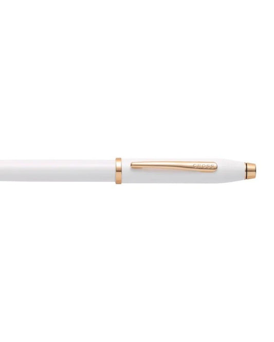 Cross Century® Ii Pearlescent White Lacquer, Rose Gold Pvd Appointments Fountain Pen