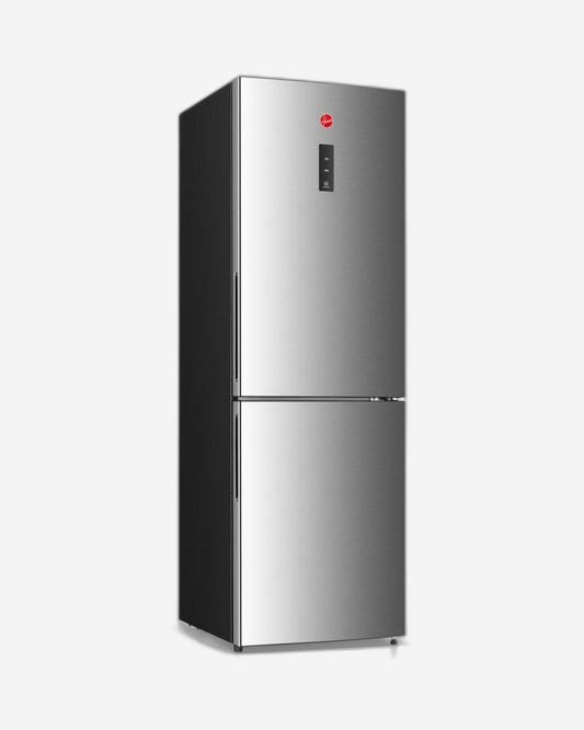 Hoover 2-Door Refrigerator, 414L , No Frost, Inverter Compressor, Multi Air Flow, Chiller Compartment, LED Light, Door Display , 1 Year Manufacturer , Inox Finish - HBR-K414-S