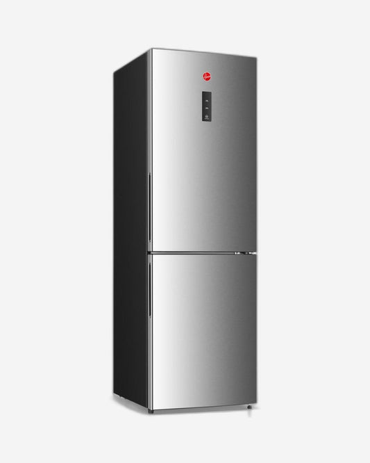 Hoover 2-Door Refrigerator 414L No Frost Inverter Compressor Inox Finish