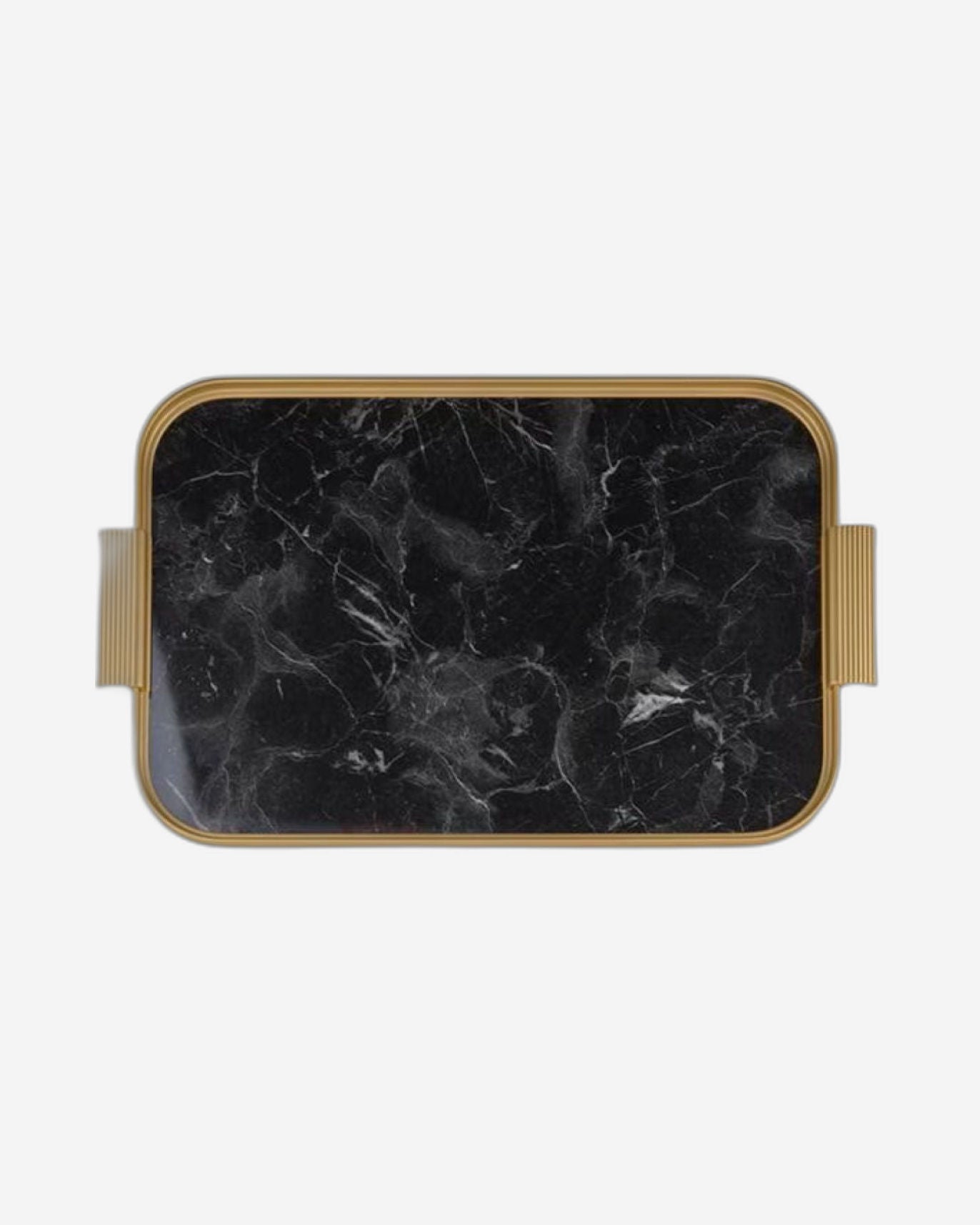 KAYMET S20 TRAY BLACK MARBLE/GOLD