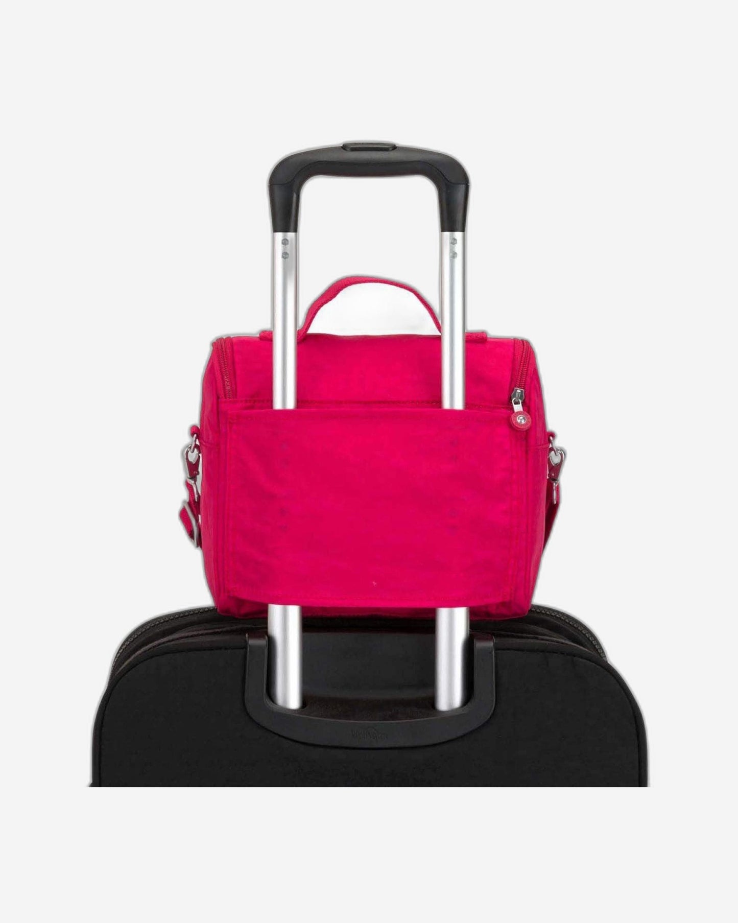 Kipling New Kichirou True Pink Large Lunch Bag with Trolley Sleeve C215289-09F