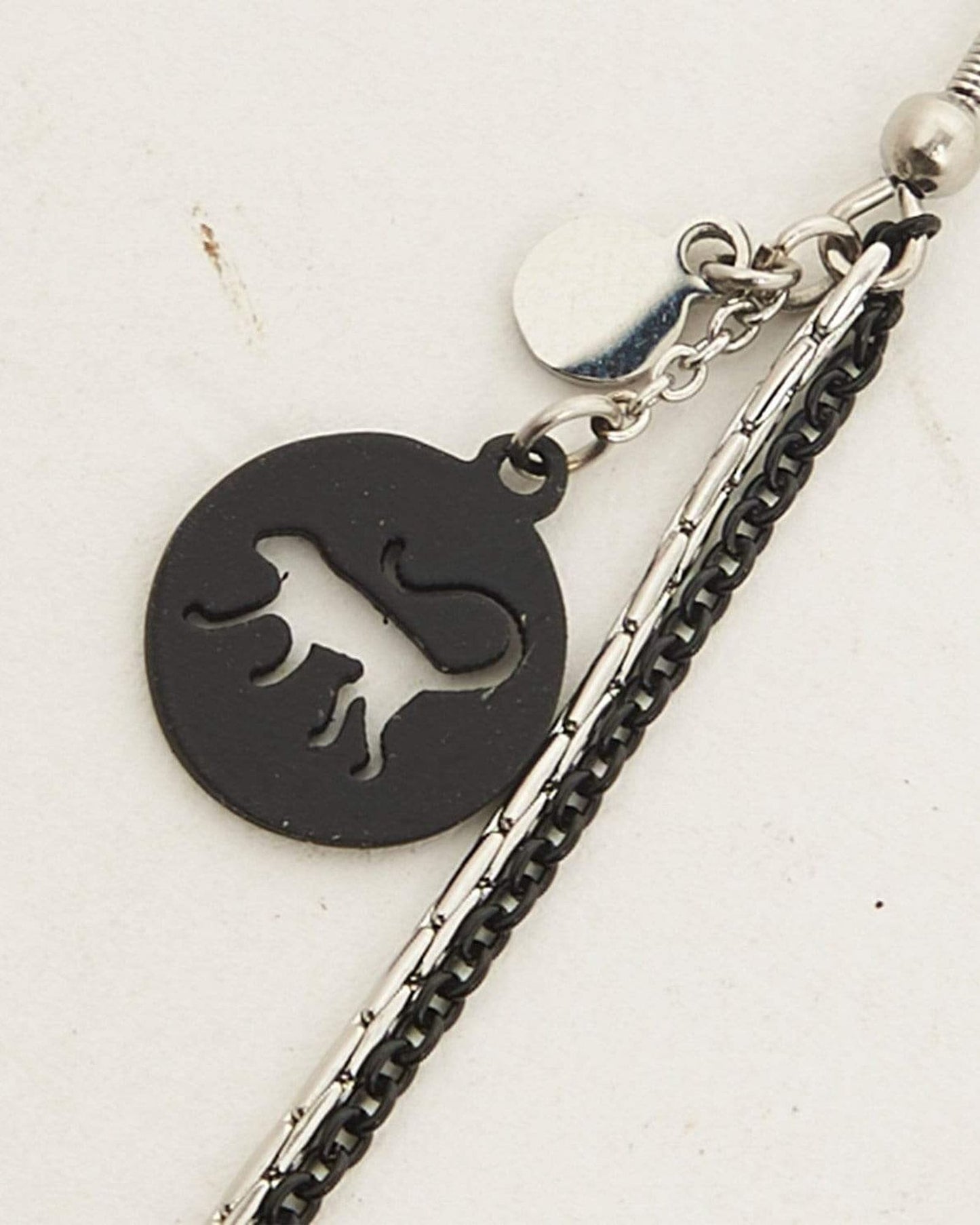 Kipling Black Silv Fa Earrings C200824-99A