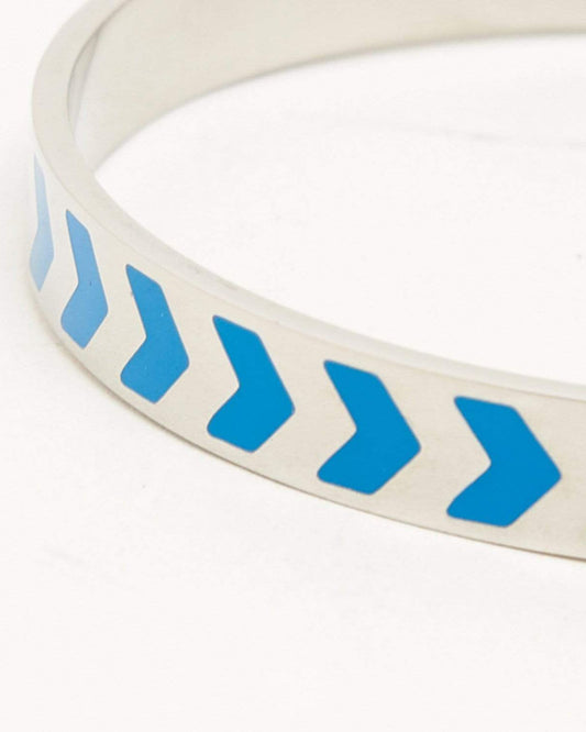 Kipling Enamel Chevron Agua Blue Bracelet C200907-53G