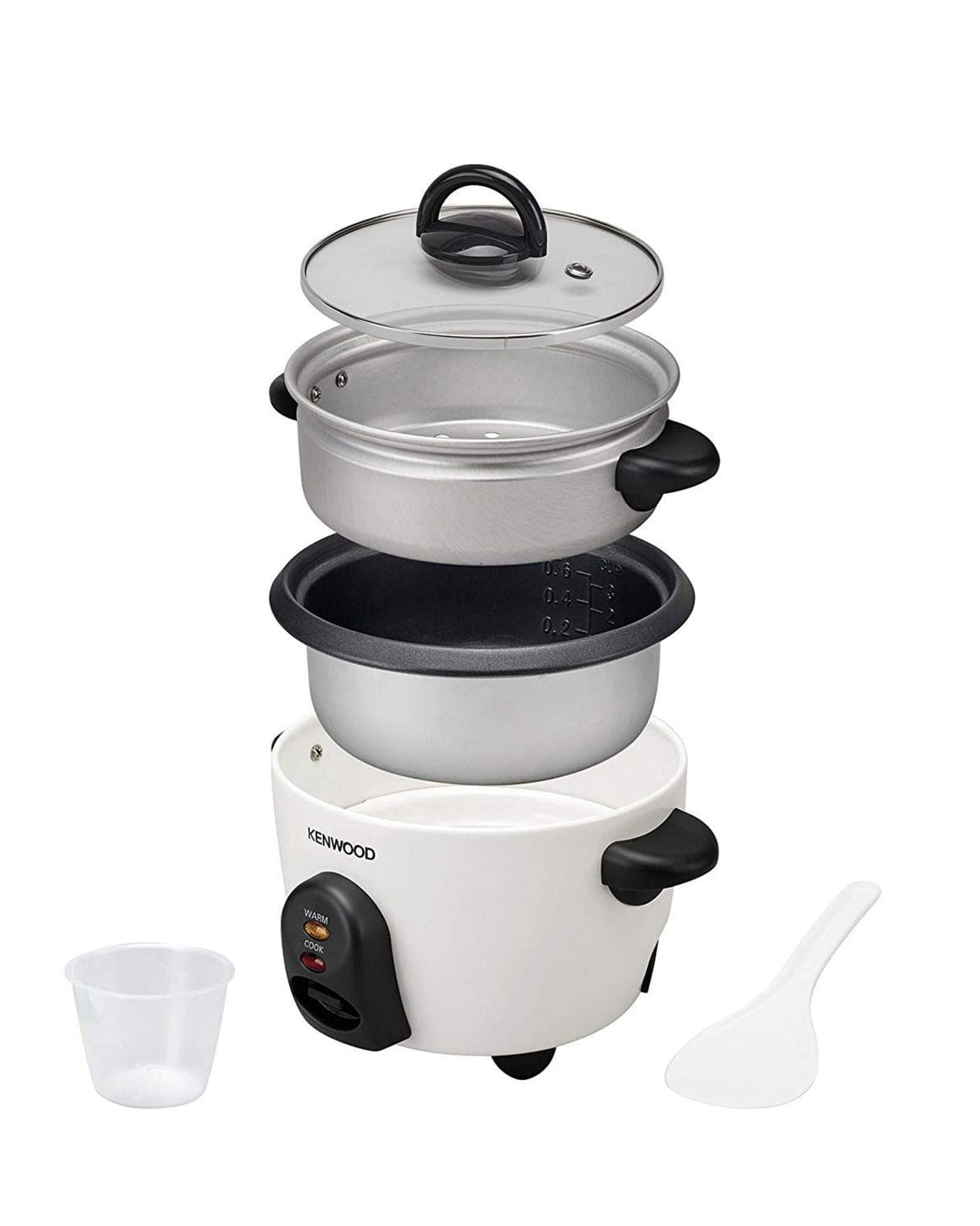Kenwood Rice Cooker with Steamer Basket 0.6L
