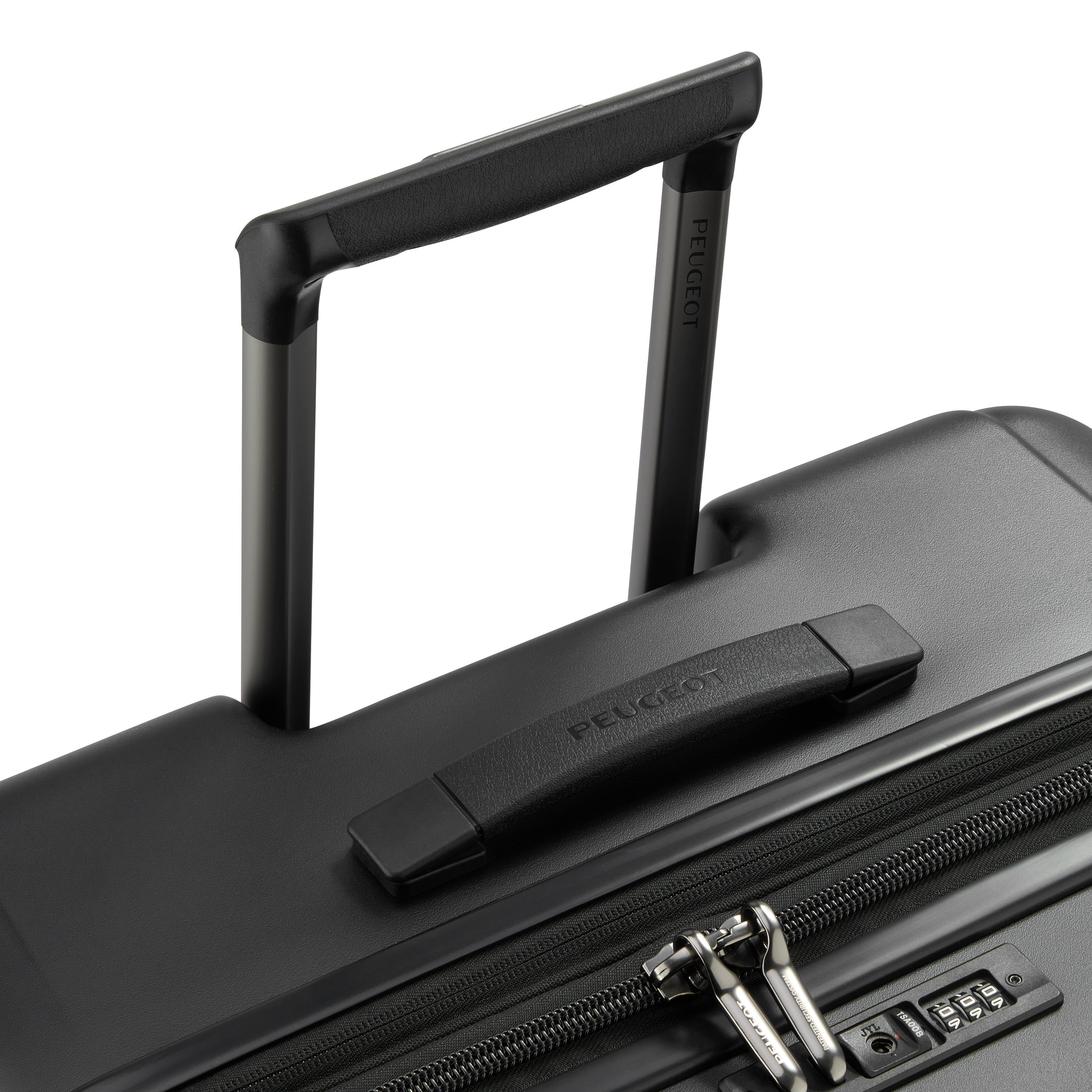 Peugeot Zip Hardcase 4 Double Wheel Expandable Luggage Trolley