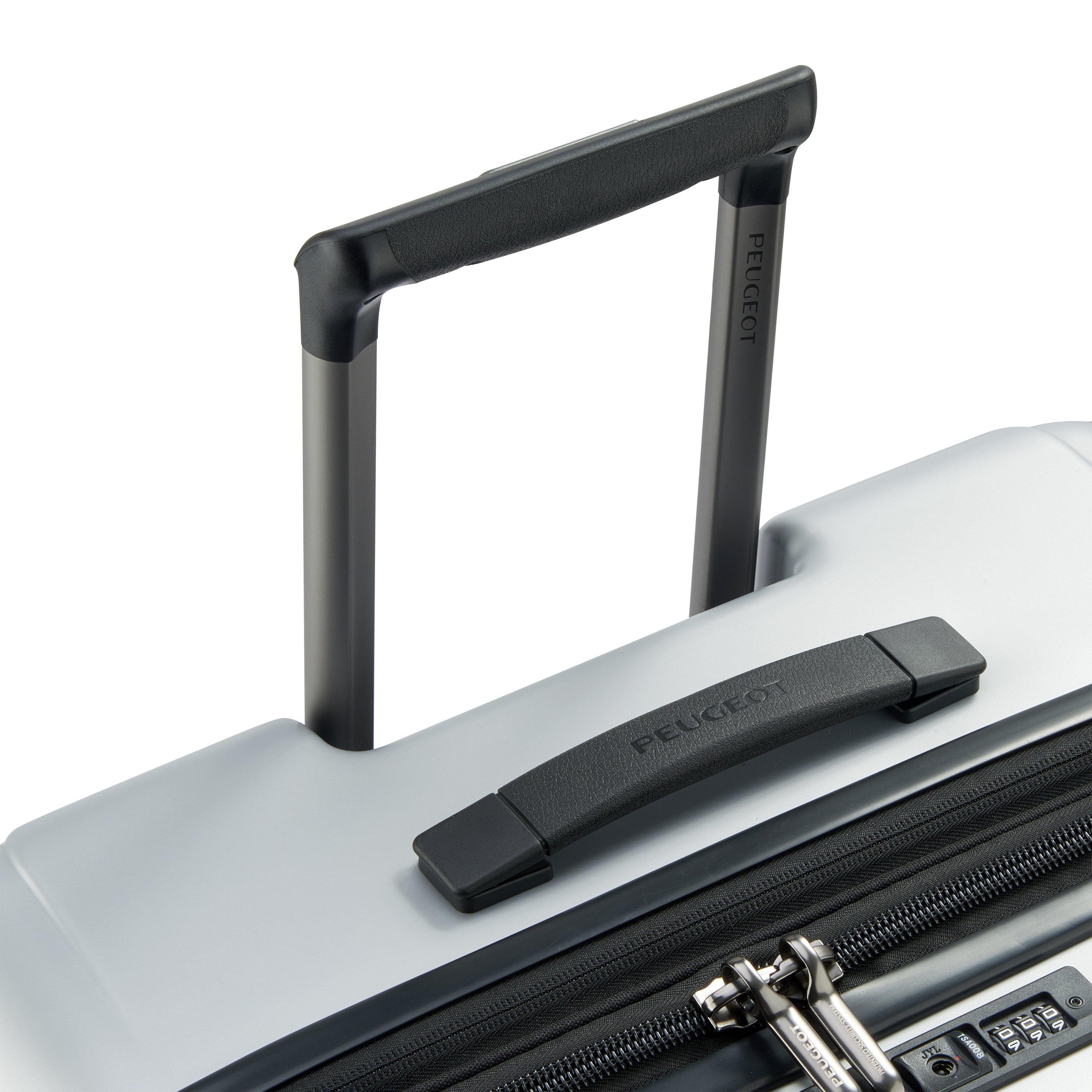 Peugeot Zip Hardcase 4 Double Wheel Expandable Luggage Trolley