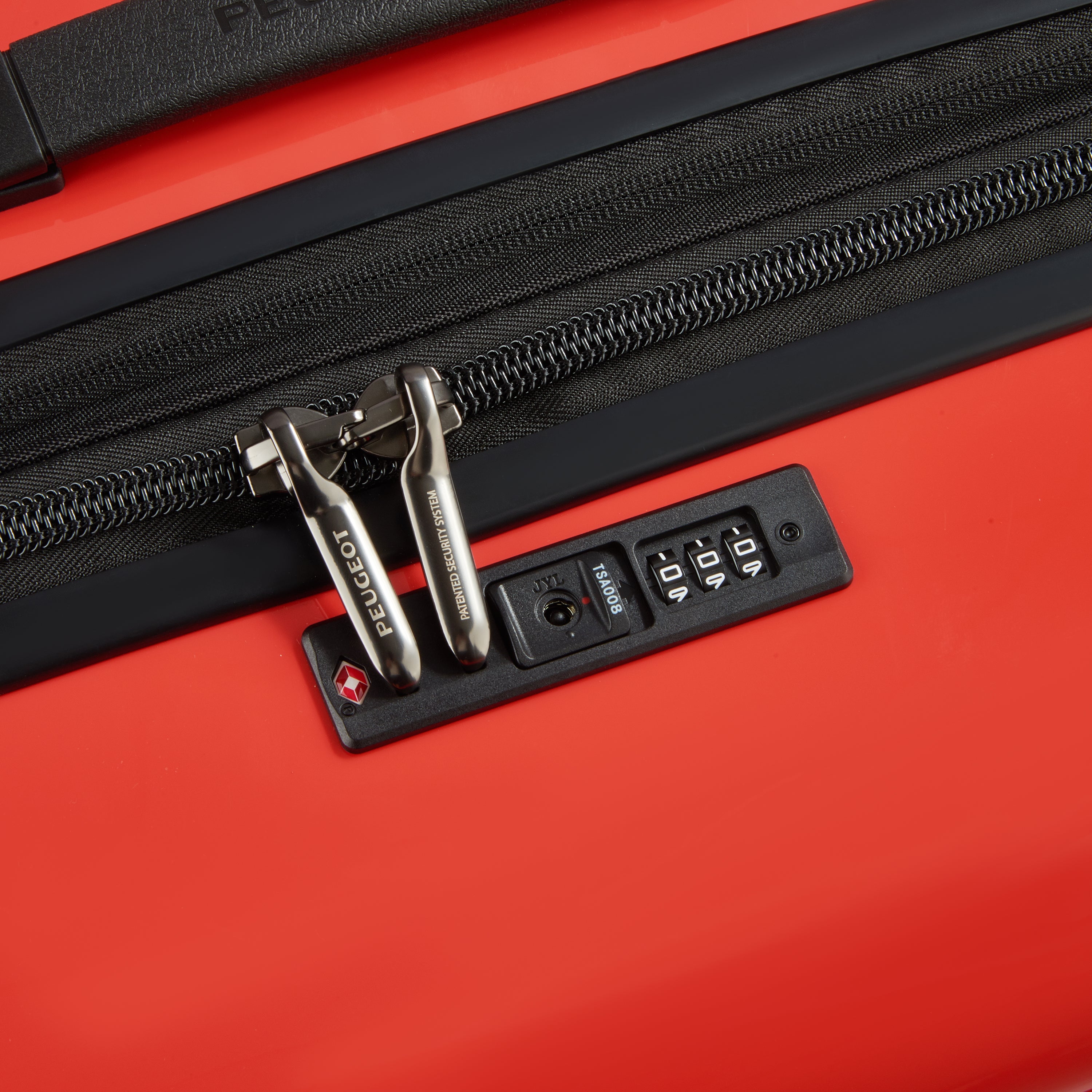 Peugeot Zip Hardcase 4 Double Wheel Expandable Luggage Trolley