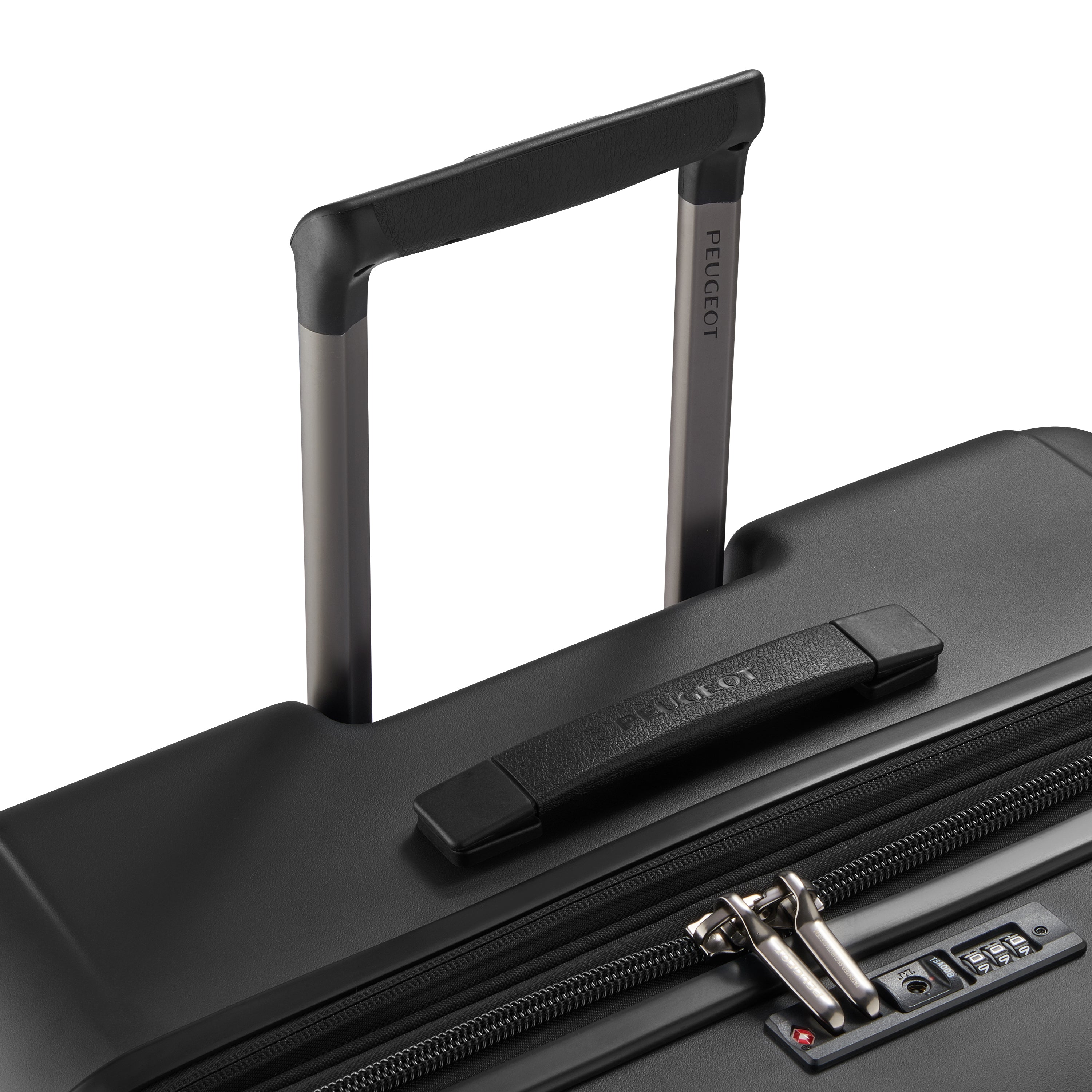 Peugeot Zip Hardcase 4 Double Wheel Expandable Luggage Trolley