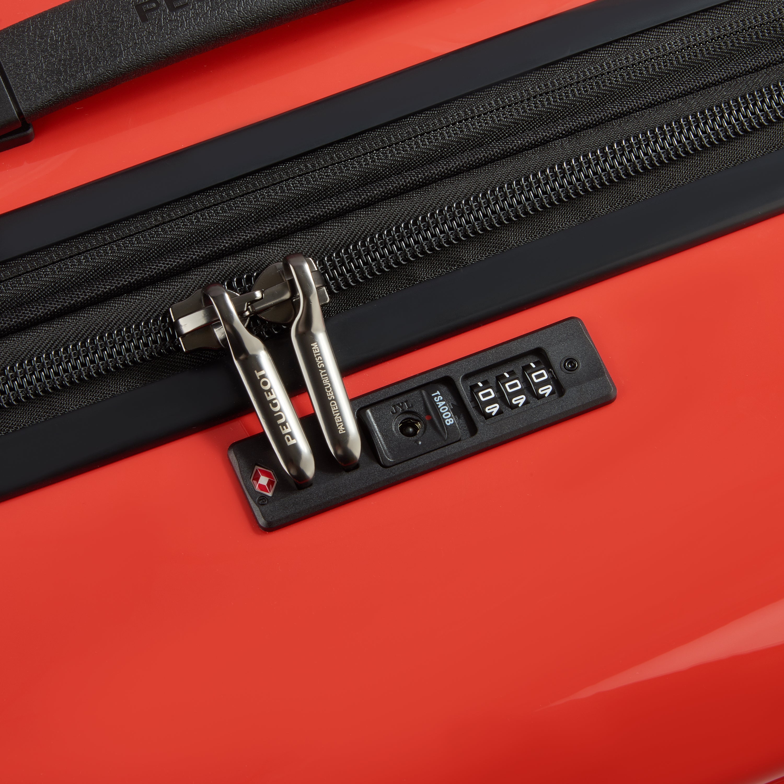 Peugeot Zip Hardcase 4 Double Wheel Expandable Luggage Trolley