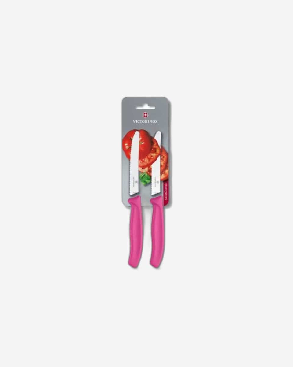 Victorinox Swiss Classic Tomato & Table Knife Set 2Pc Pink
