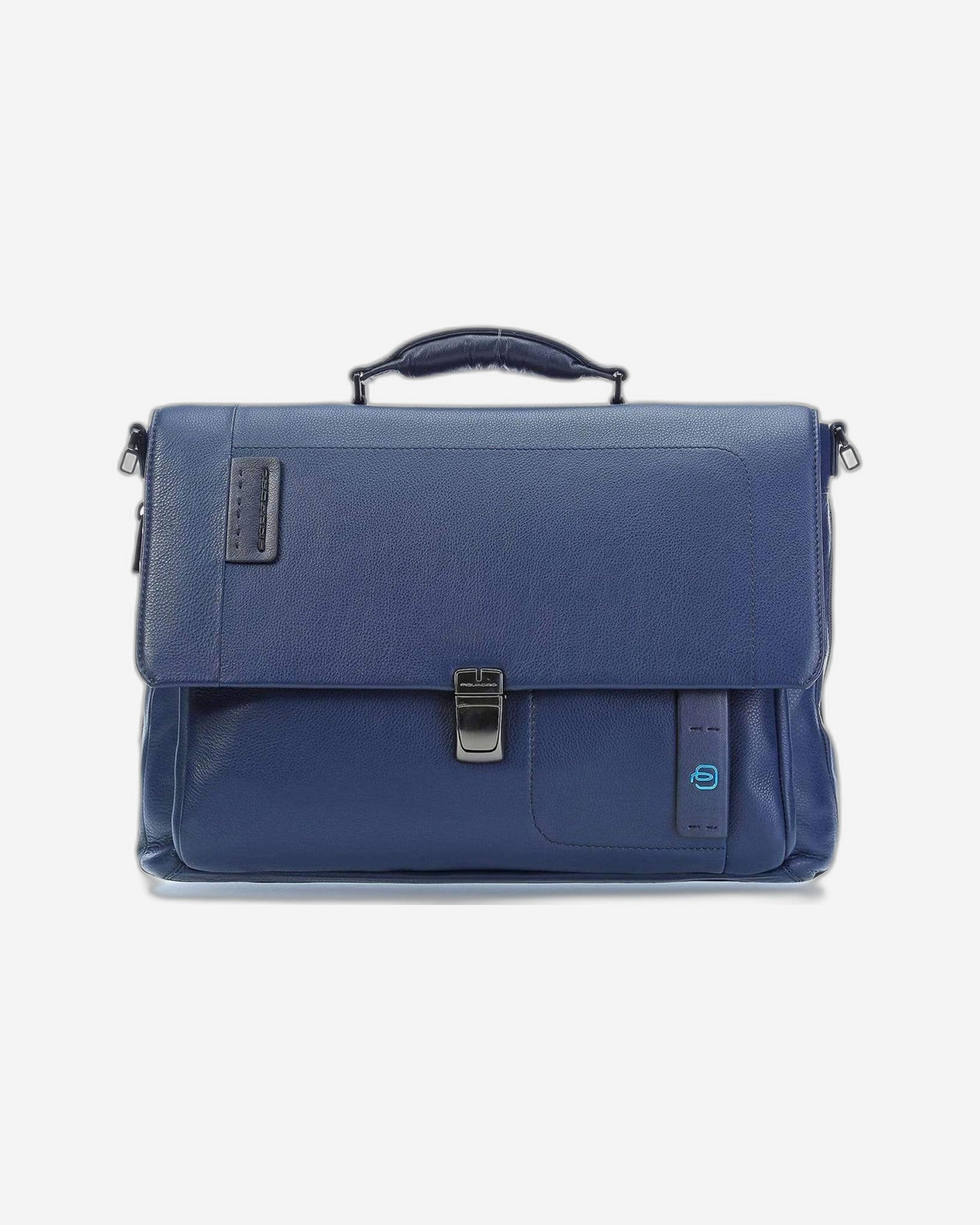 Piquadro Flap Over Expandable Briefcase- Black - CA3111P15/N