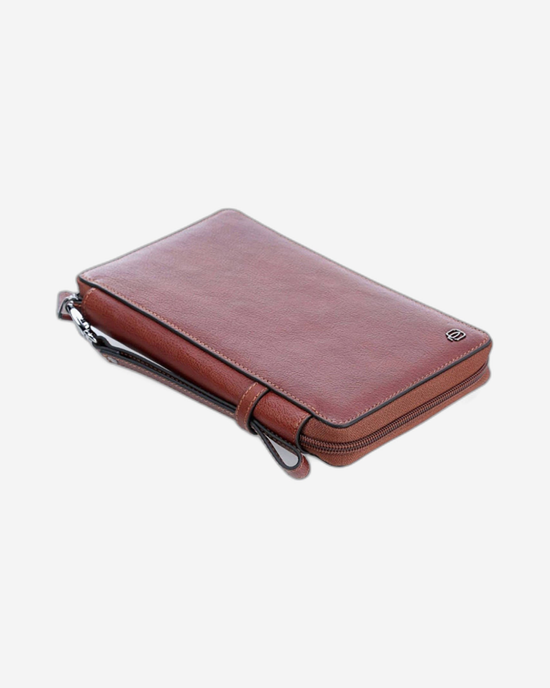 Piquadro Black Square Travel Document Holder - Cuoio Tabaco - PP3246B3/CU