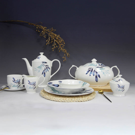 Serene 59pcs Round Shape Dinner Set