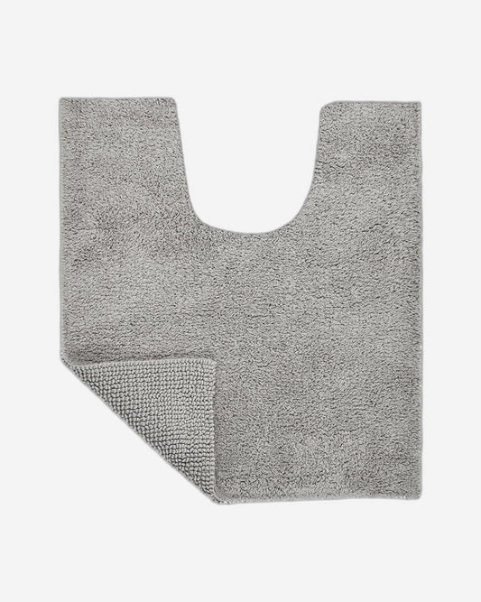 Christy Bath Rug Reversible Silver