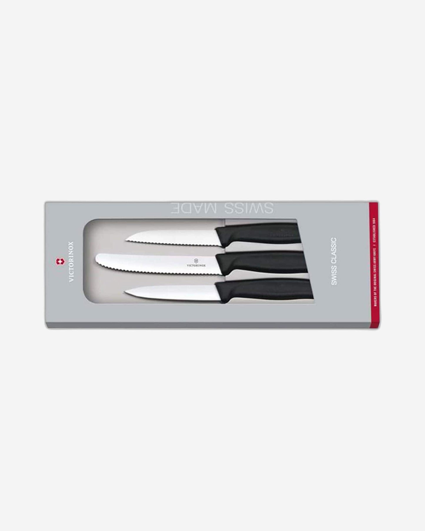 Victorinox Swiss Classic Paring Knife Set 3Pc Black