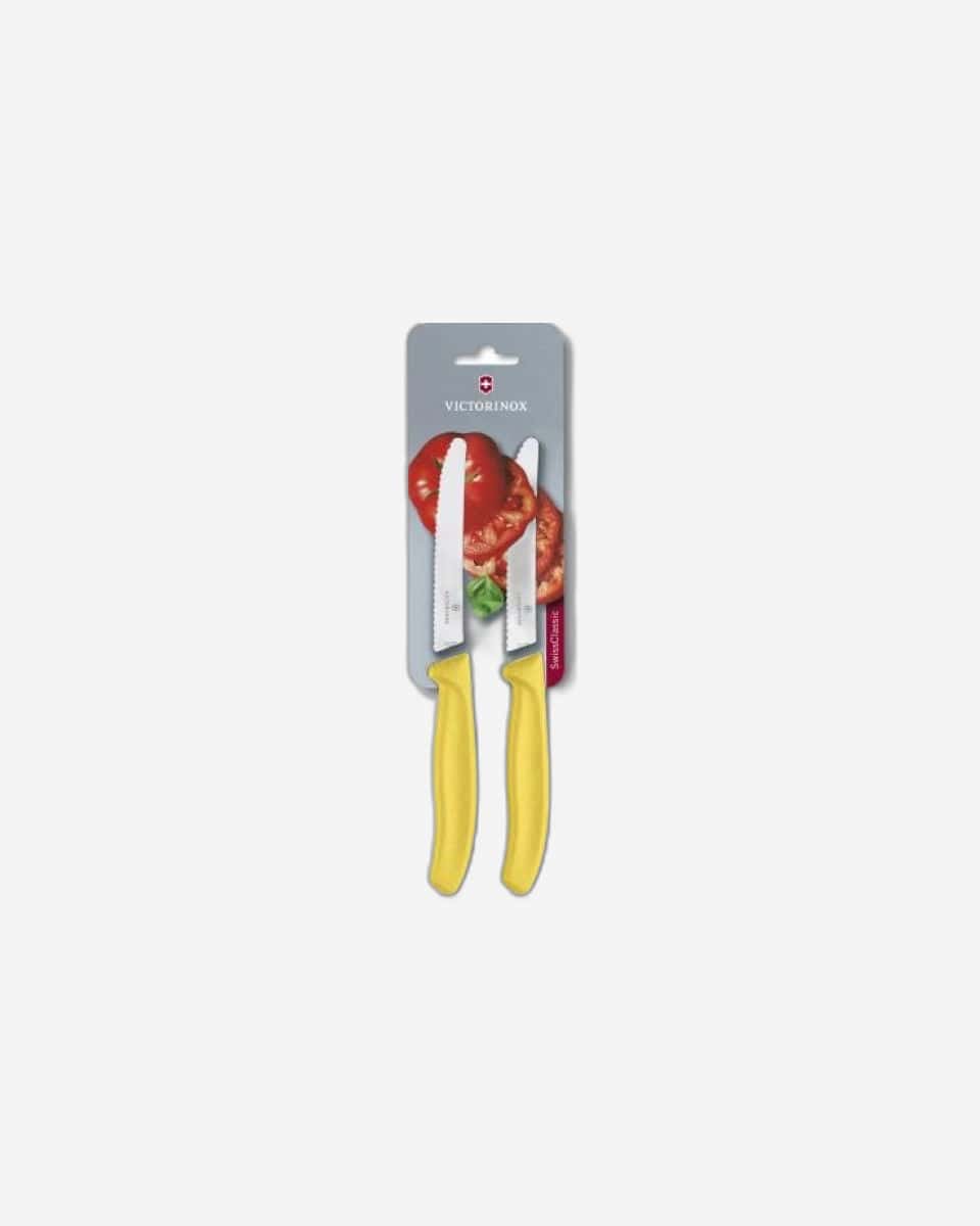Victorinox Swiss Classic Tomato & Table Knife Set 2Pc Yellow