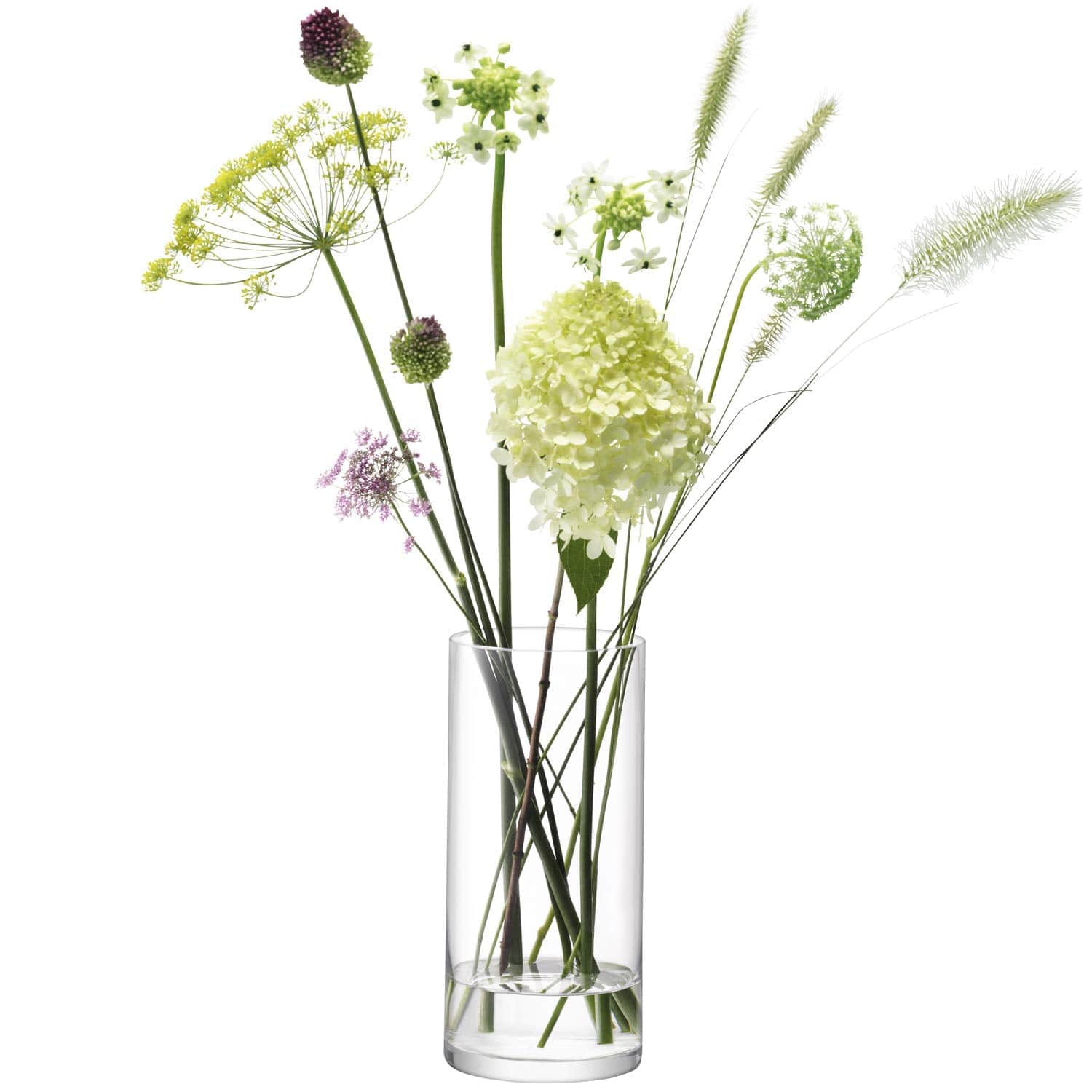 Lsa Column Vase Clear Jashanmal