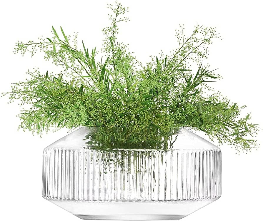 Rotunda Wide Vase H14cm Clear