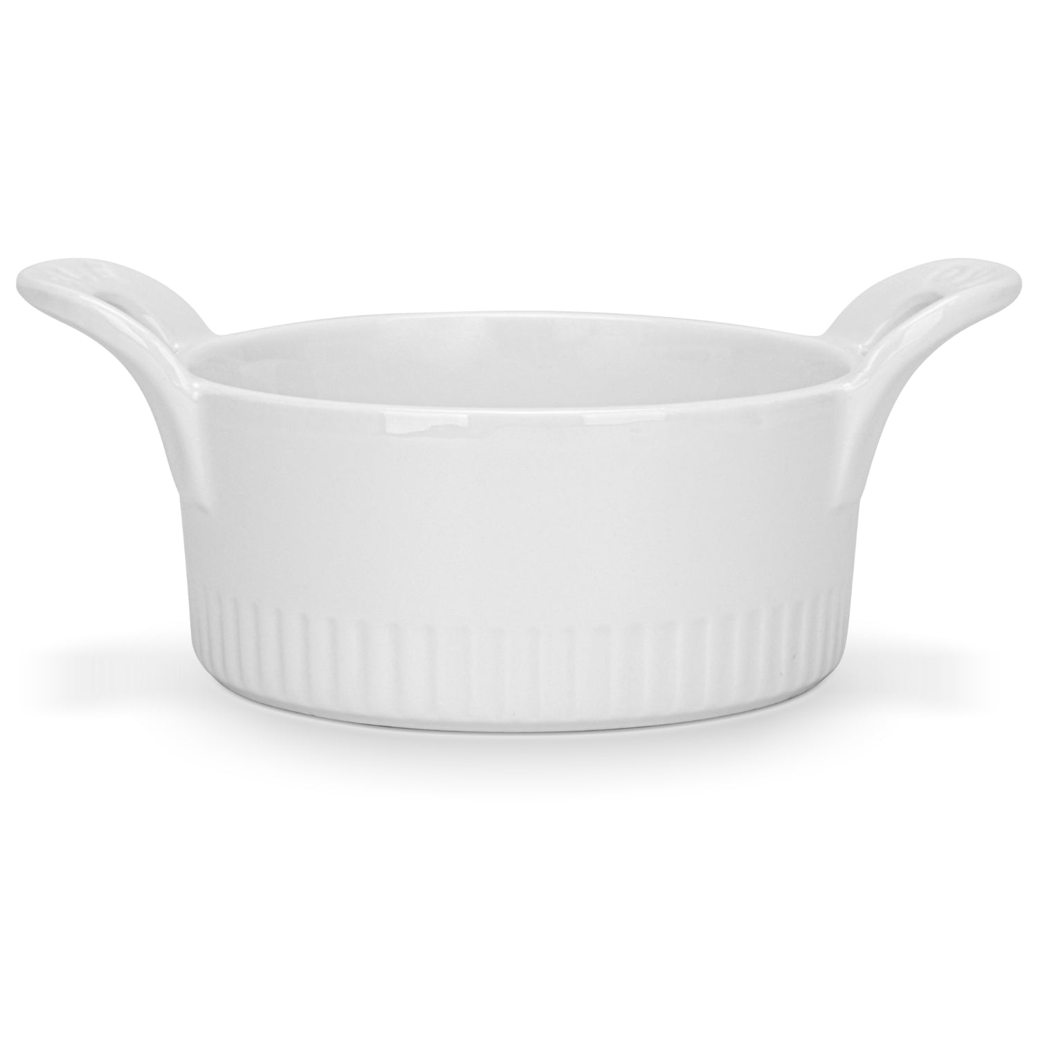 Fissman Dish Round Porcelain 2Pc 250ml
