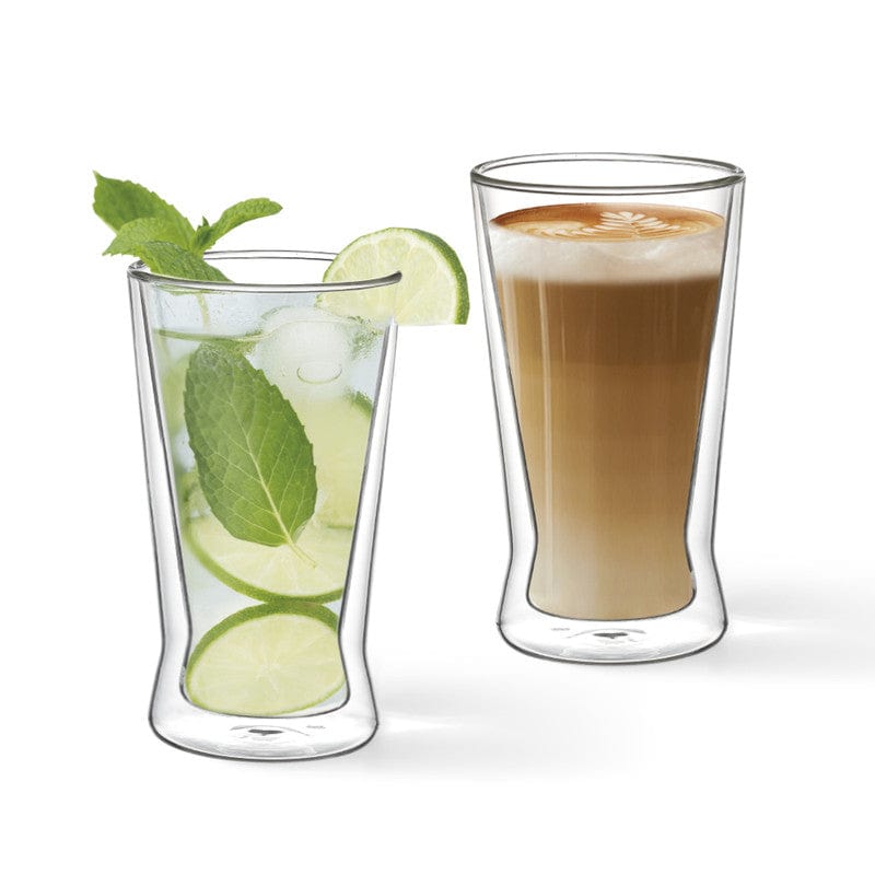 Fissman Double Wall Glasses Borosilicate 2Pc 380ml