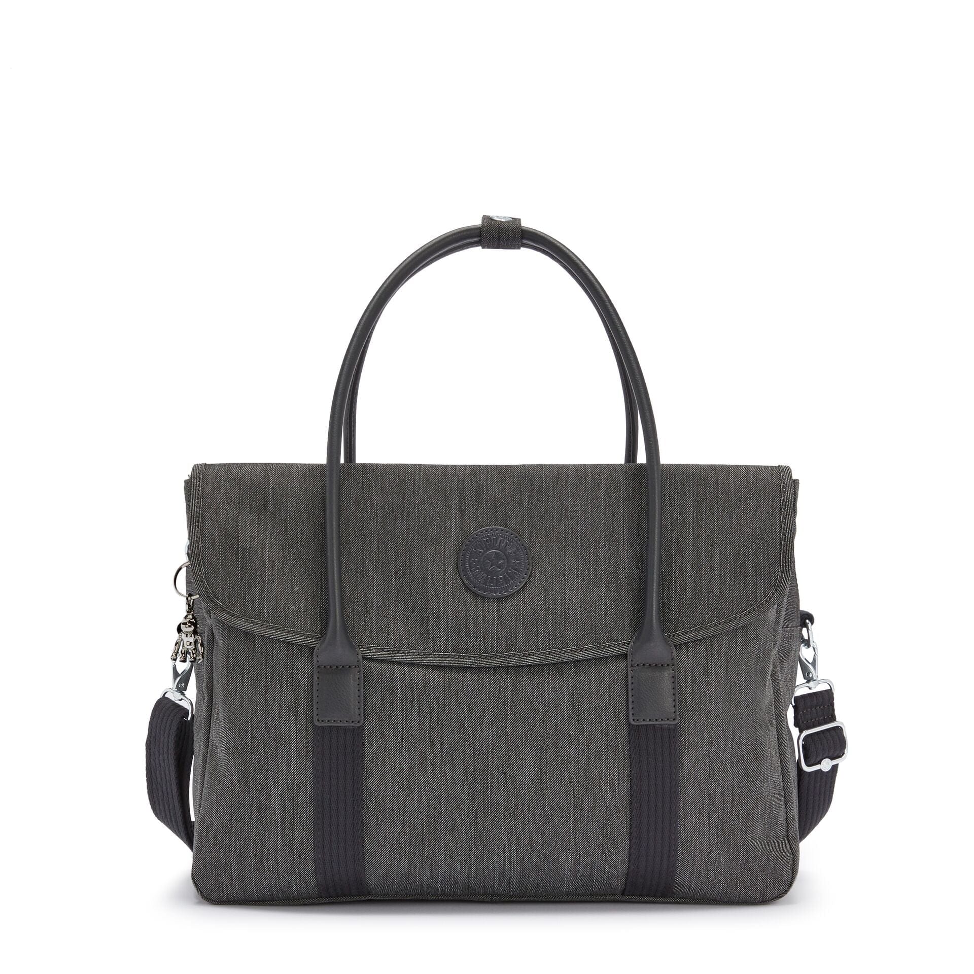 KIPLING-SUPERWORKER-Working Bag (With Removable Shoulderstrap)-Black Peppery-I5190-78S