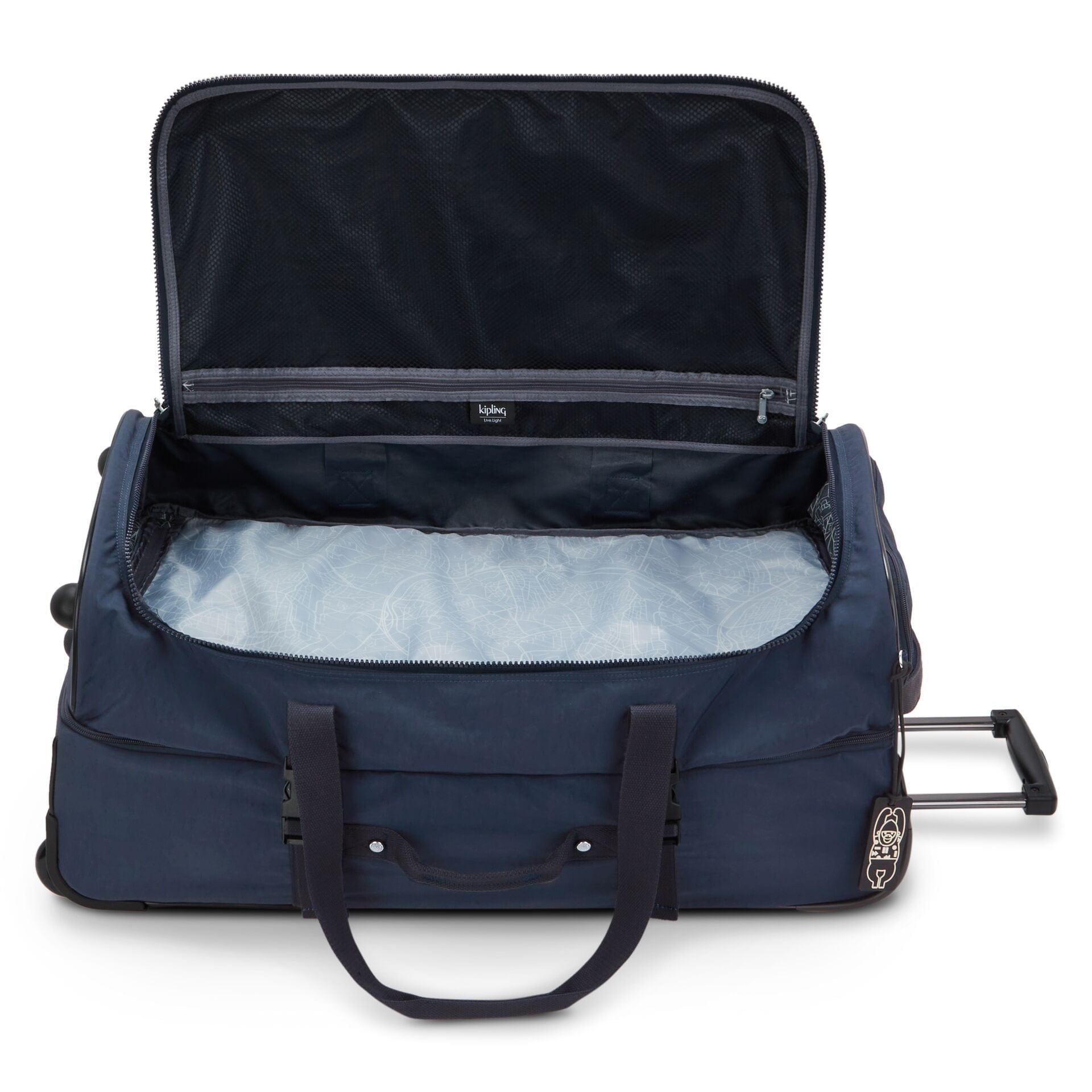 Kipling Teagan L Blue Bleu 2 Wheeled Luggage C213117-96V