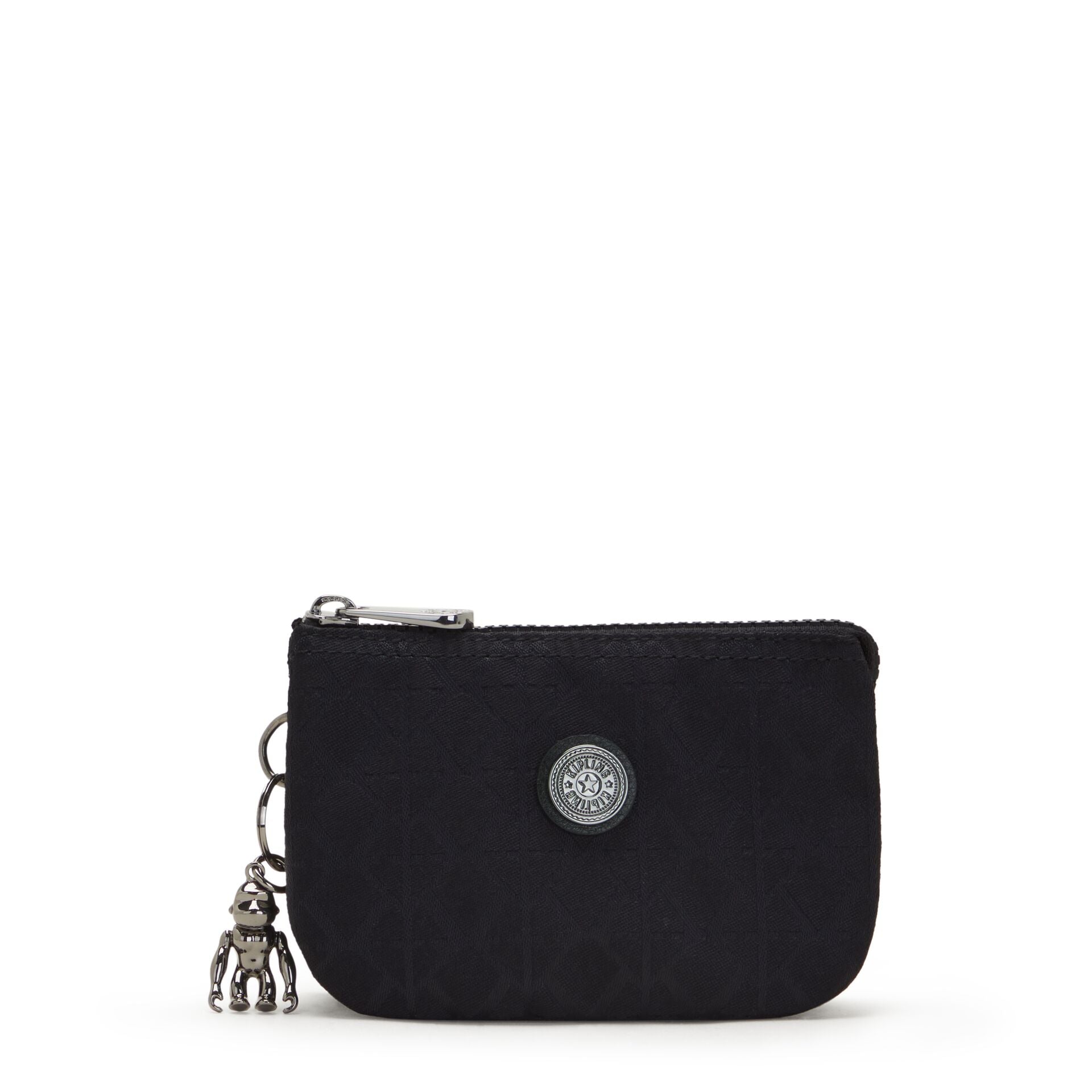 KIPLING-Creativity S-Small purse-Signature Blk Q-I4194-M34
