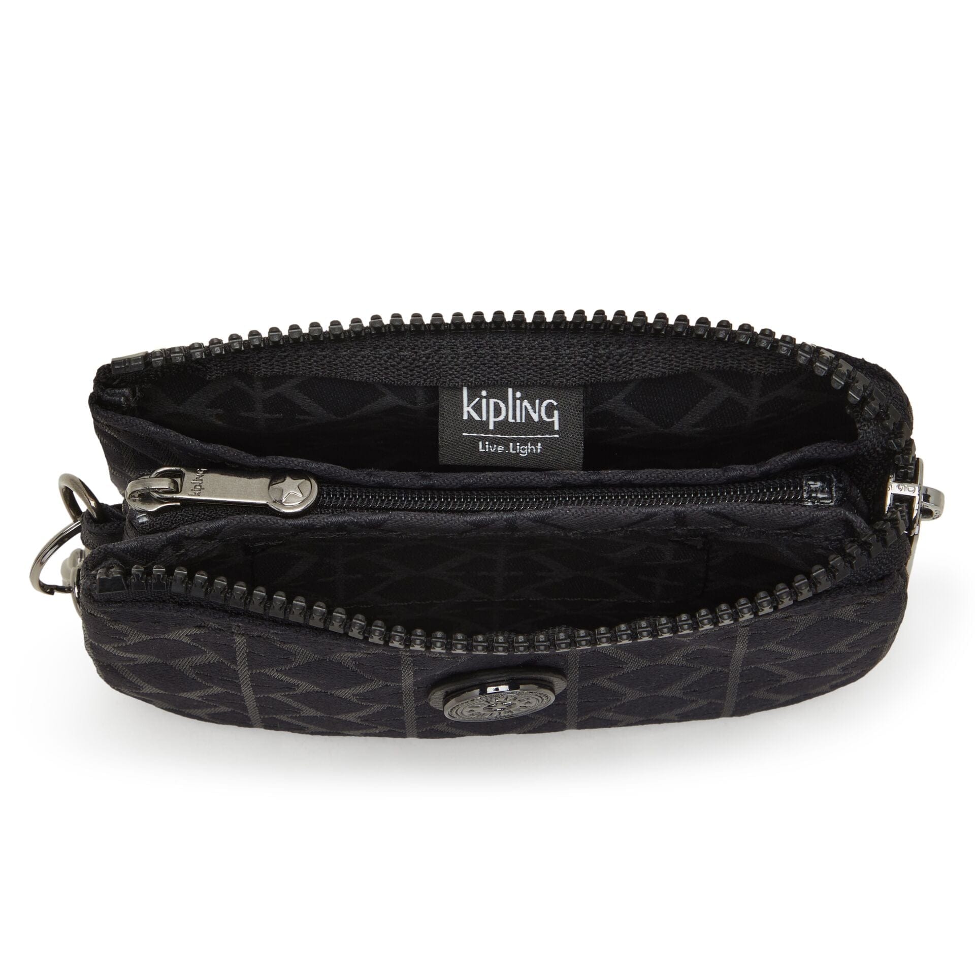 Kipling Creativity S Signature Blk Q Purse C2I4194-M34