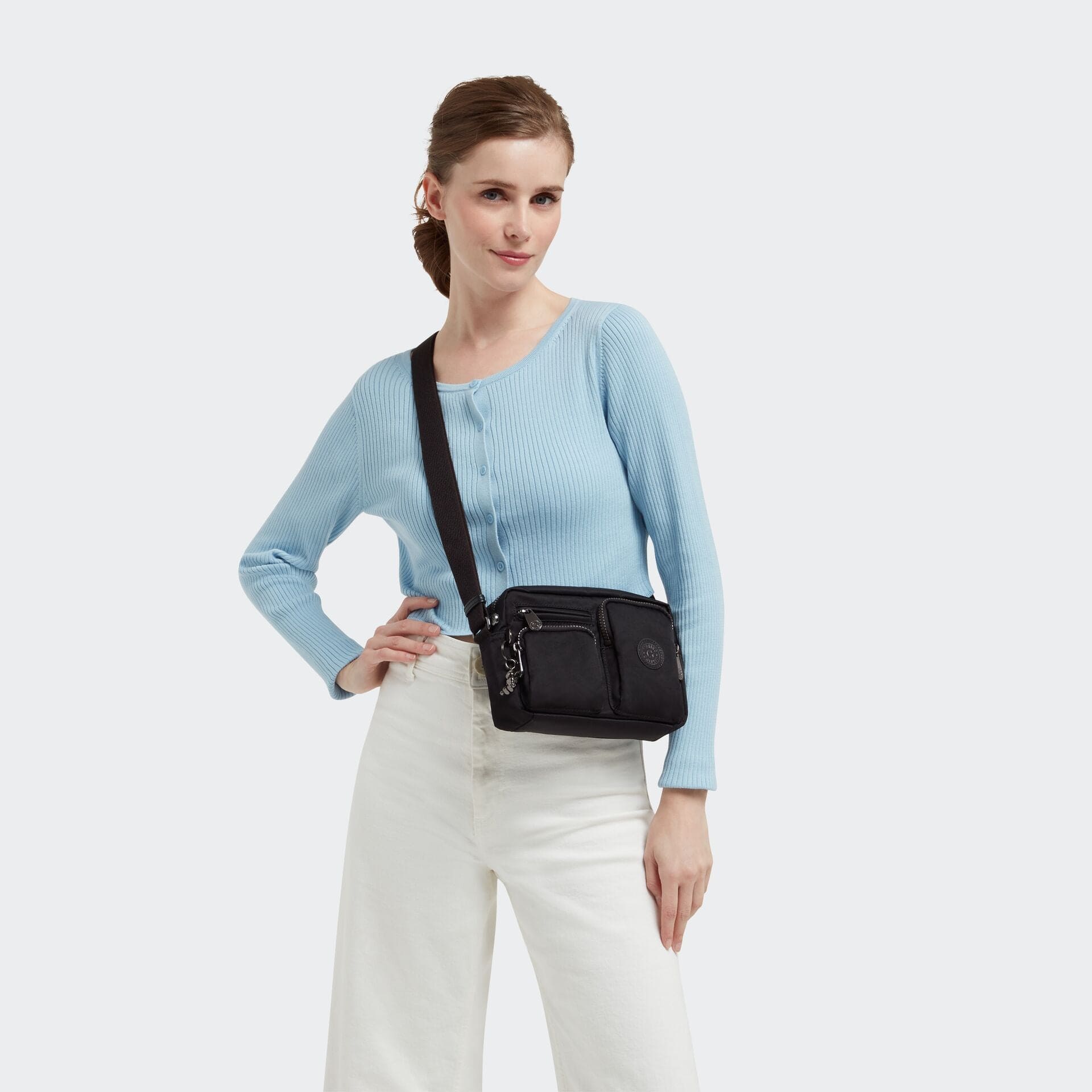 Kipling Albena Rich Black Crossbody Bag C2I6983-53F