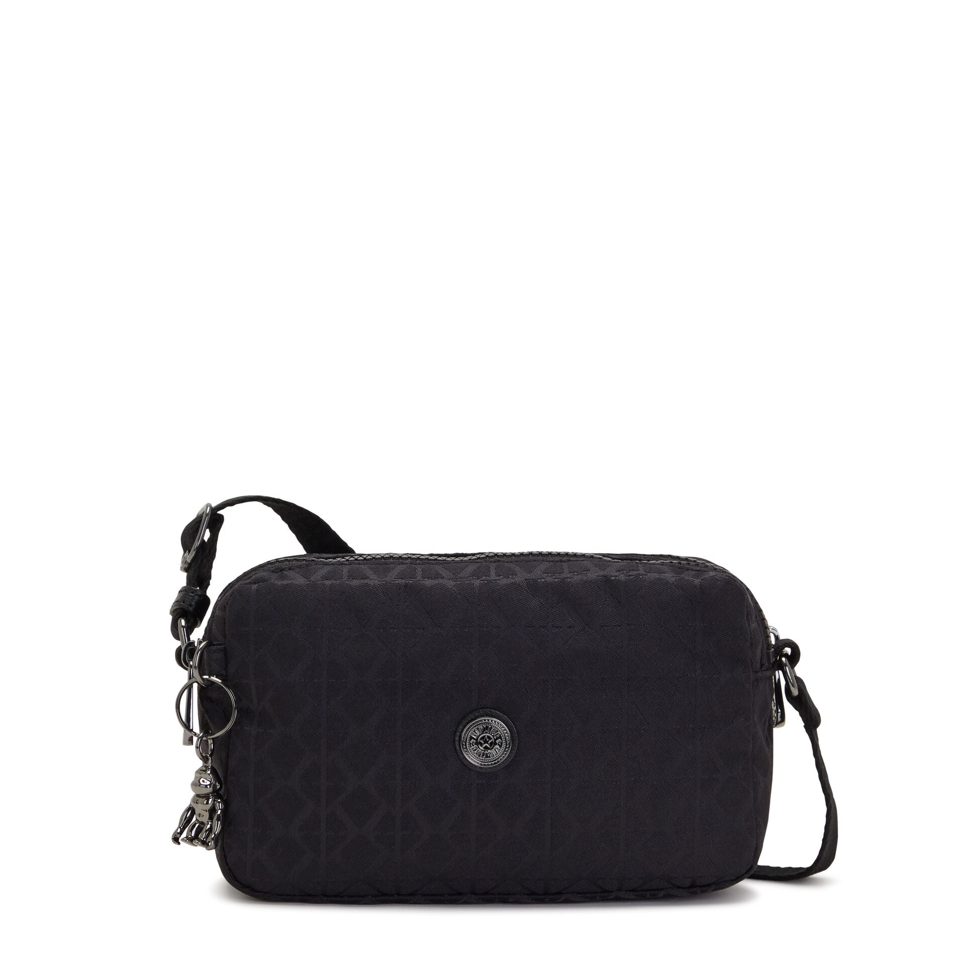 KIPLING-Milda-Small crossbody-Signature Blk Q-I7669-M34