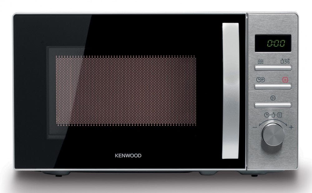 KENWOOD 22L Microwave Oven with Digital Display, 5 Power Levels, Defrost Function, Stainless Steel, Auto Menu, 95 Minutes Timer, Clock Function 700W MWM22.000BK Black/Silver
