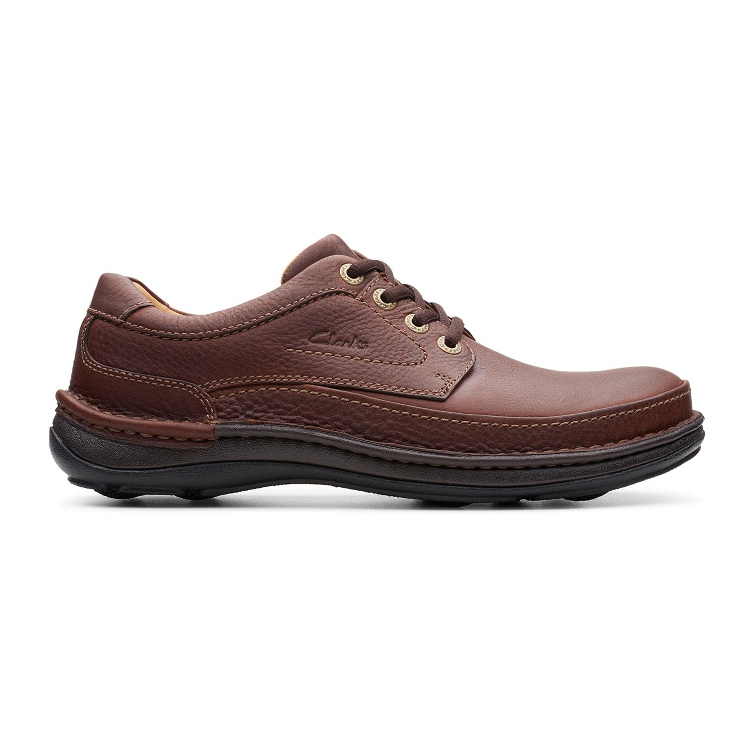 Clarks leather trainers hotsell